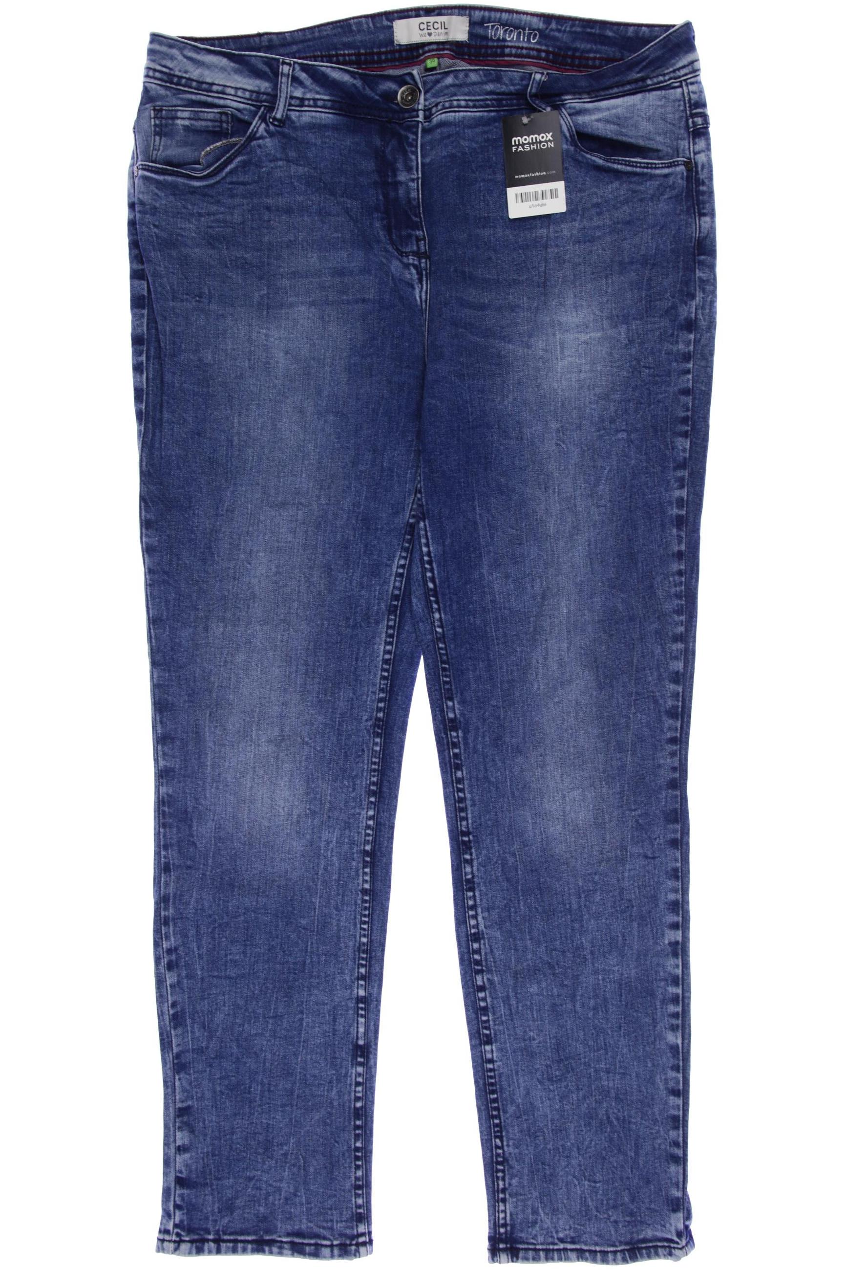 

CECIL Damen Jeans, blau