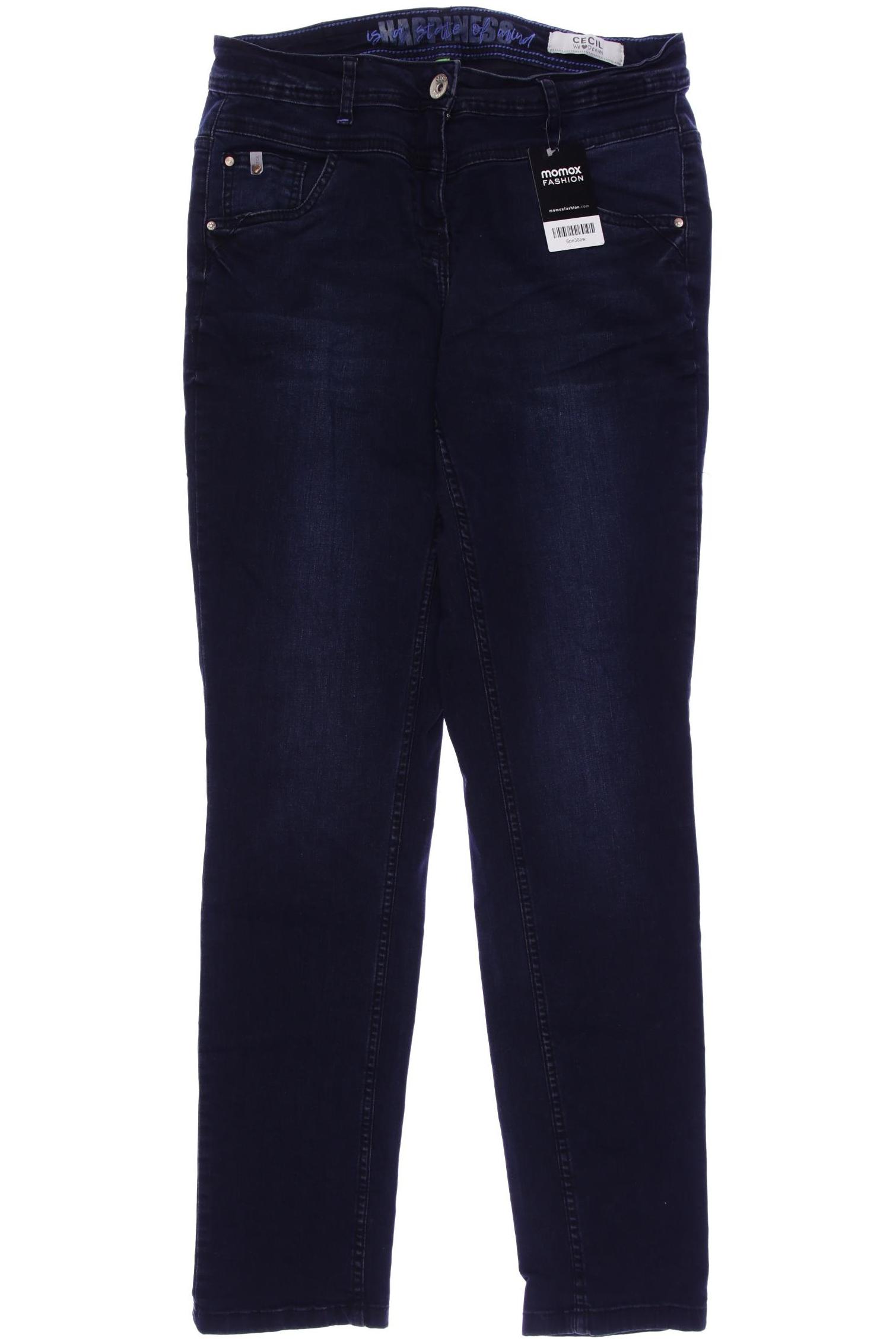 

CECIL Damen Jeans, marineblau