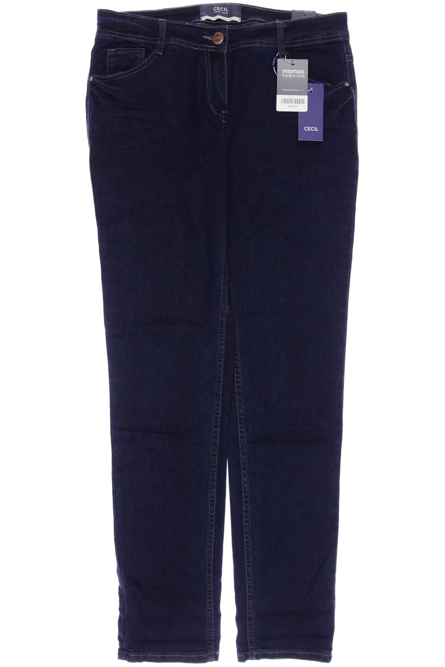 

CECIL Damen Jeans, marineblau