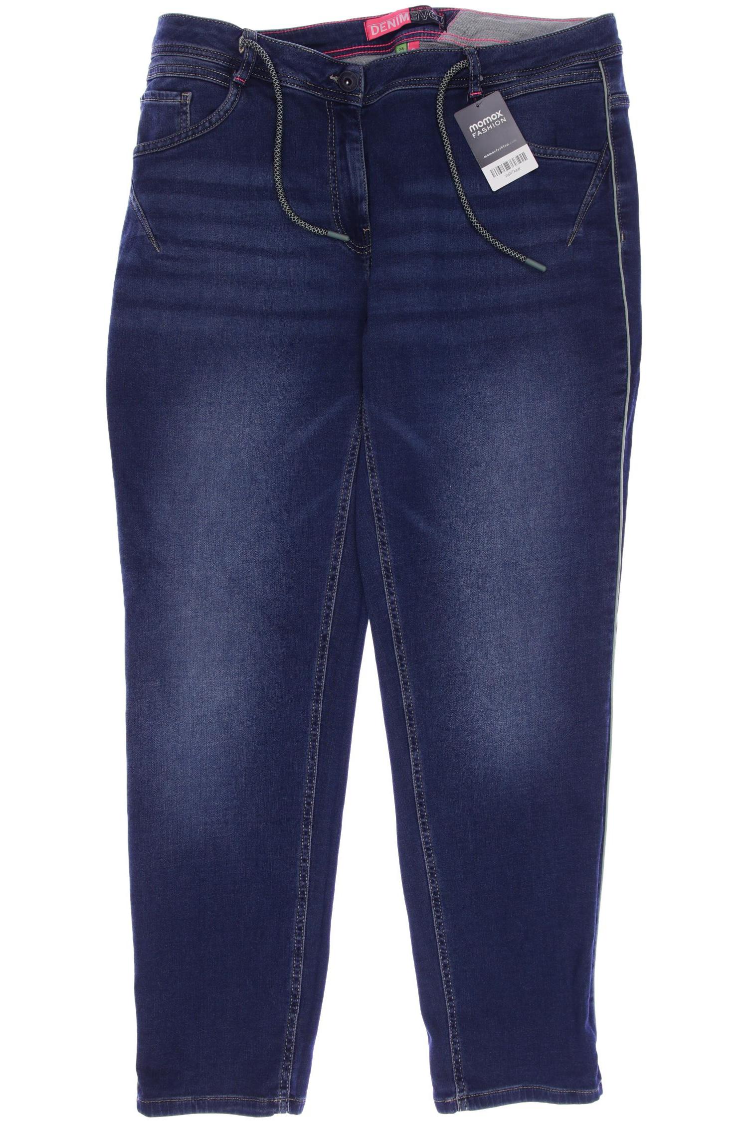 

CECIL Damen Jeans, blau