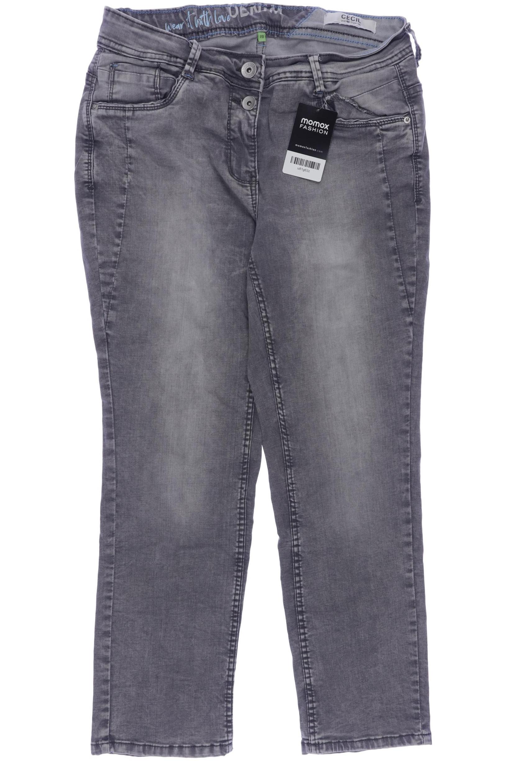 

Cecil Damen Jeans, grau, Gr. 29