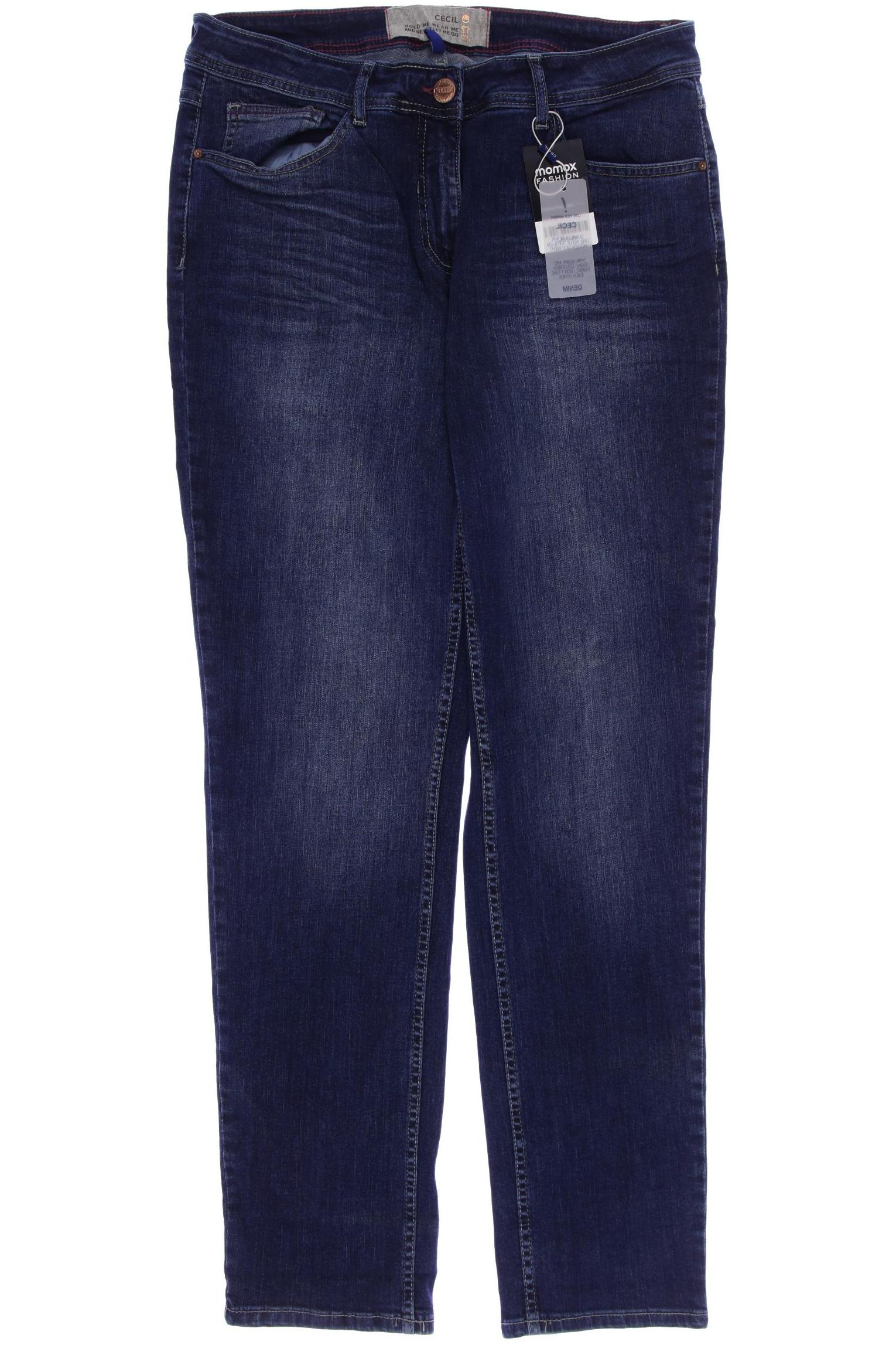 

CECIL Damen Jeans, blau