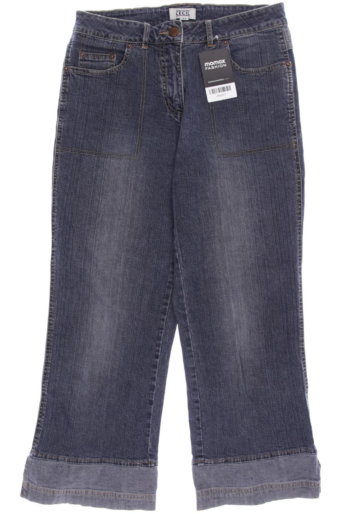 

CECIL Damen Jeans, blau
