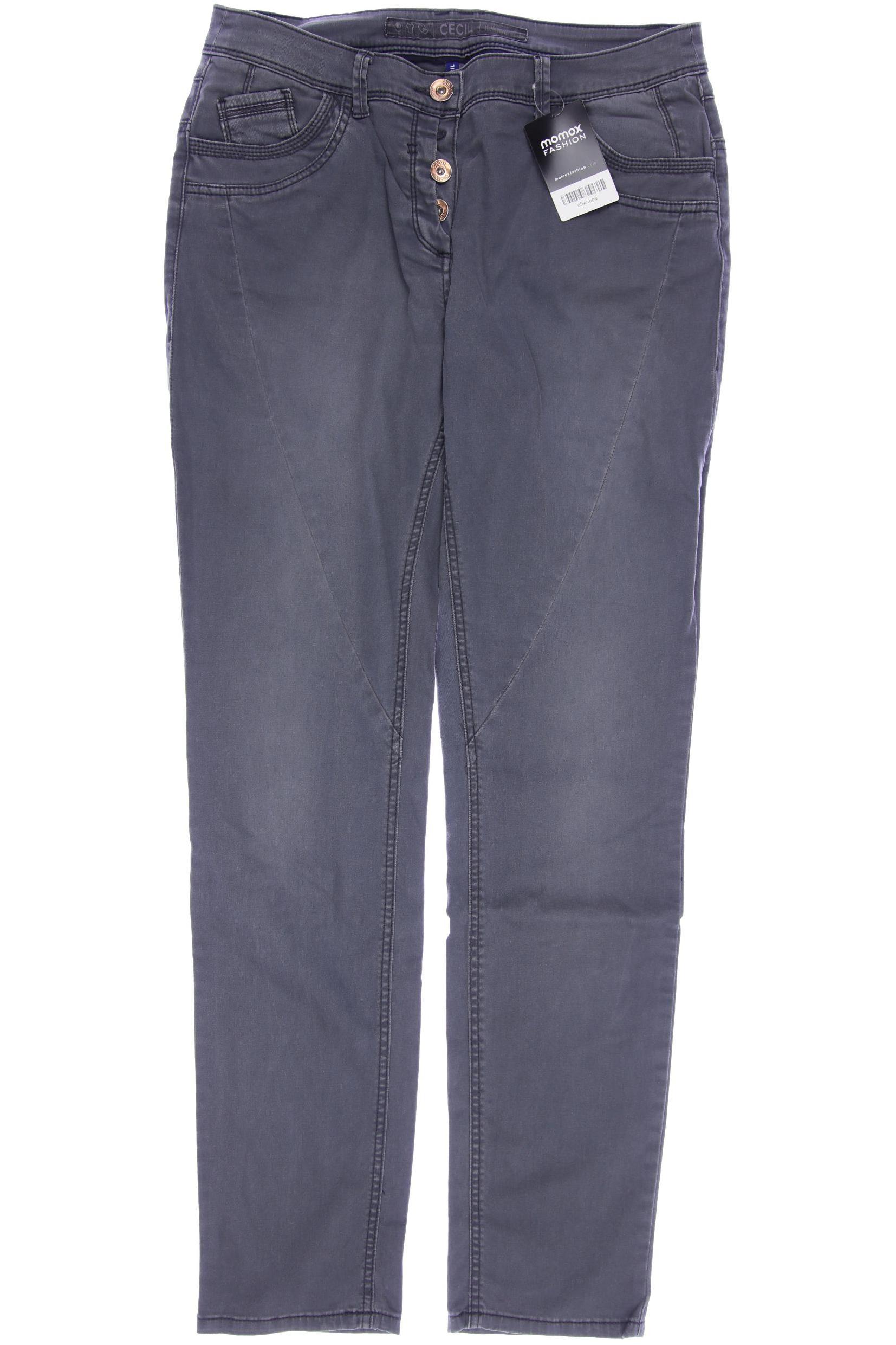 

CECIL Damen Jeans, grau