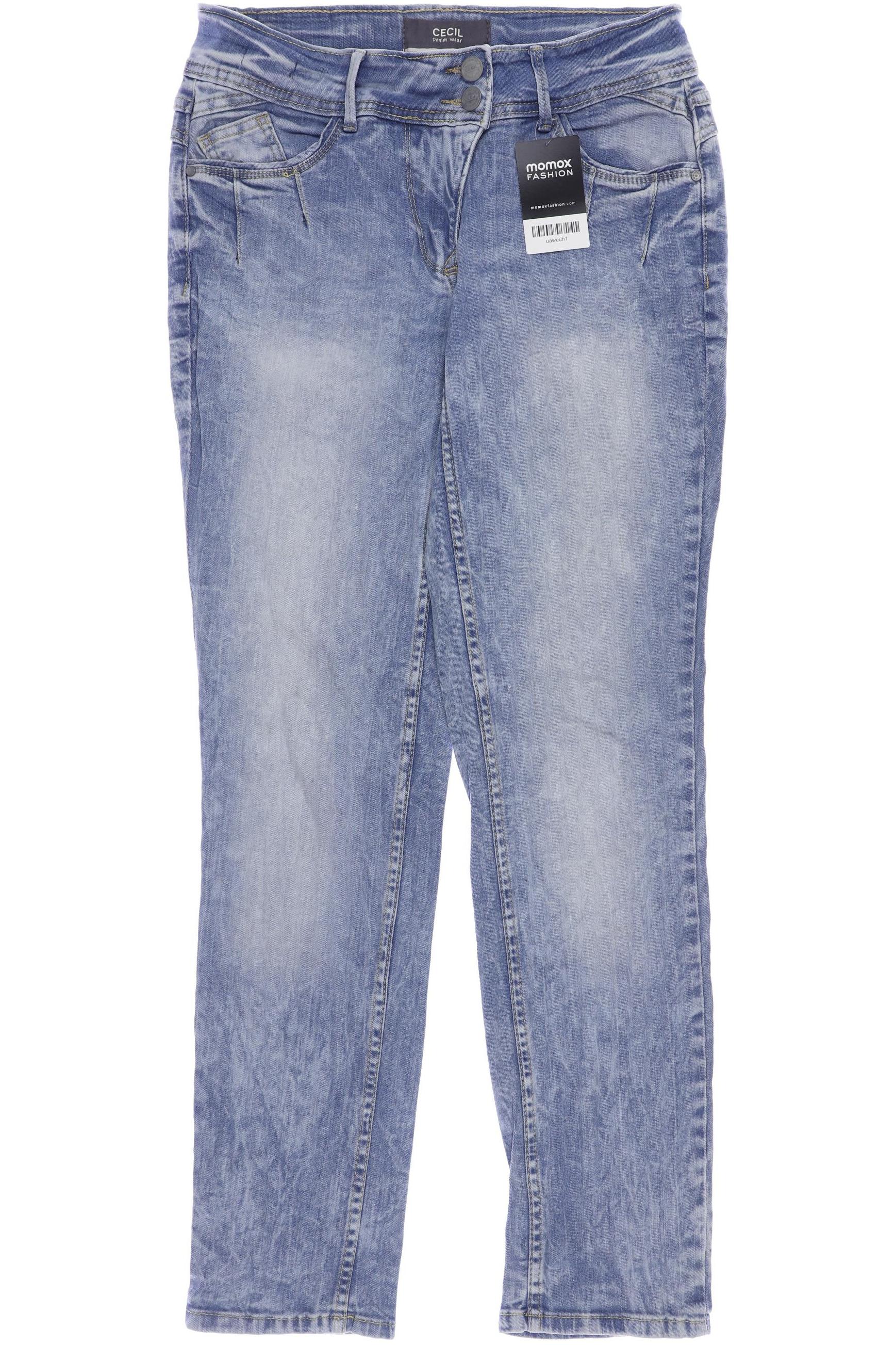 

CECIL Damen Jeans, blau