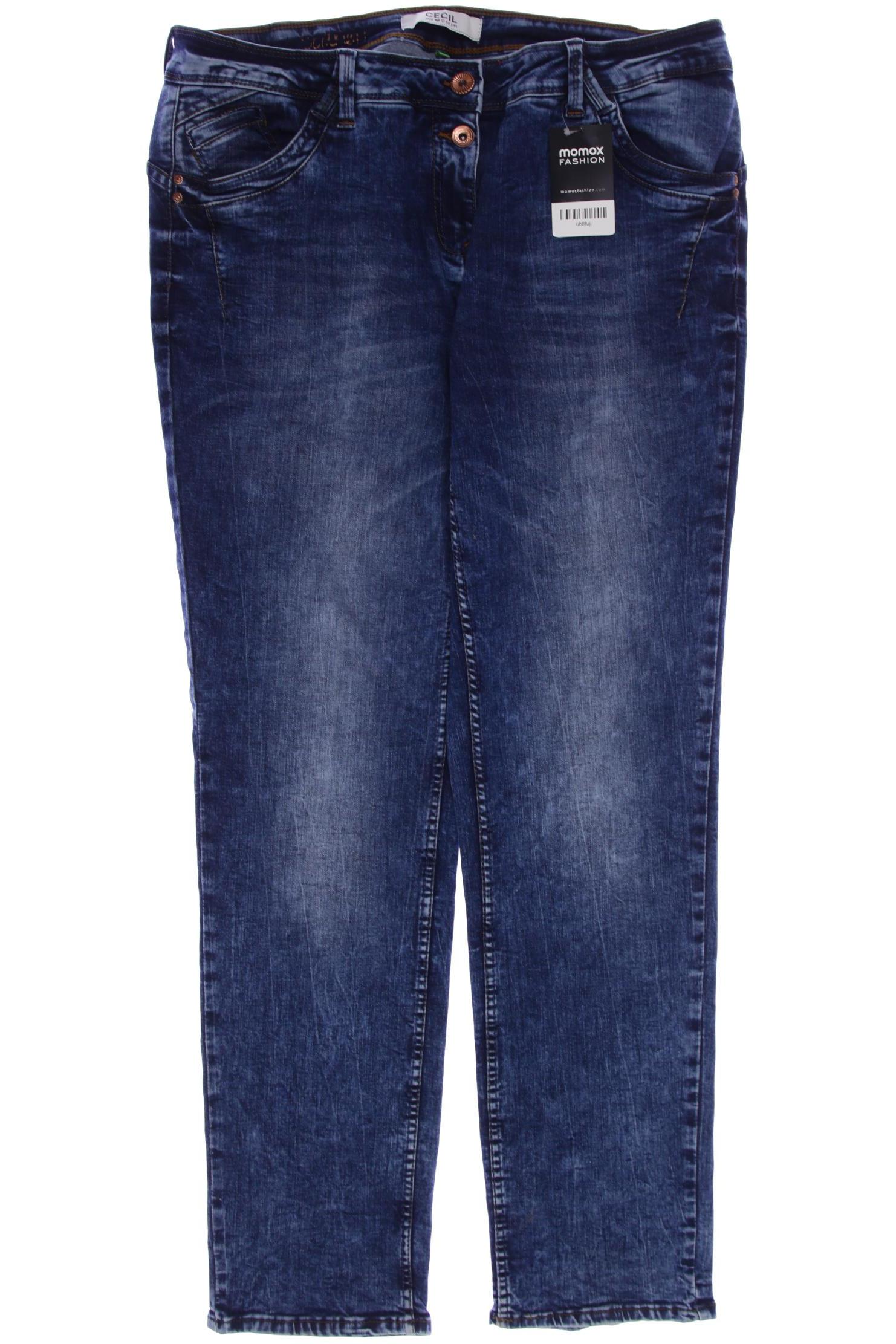 

CECIL Damen Jeans, marineblau