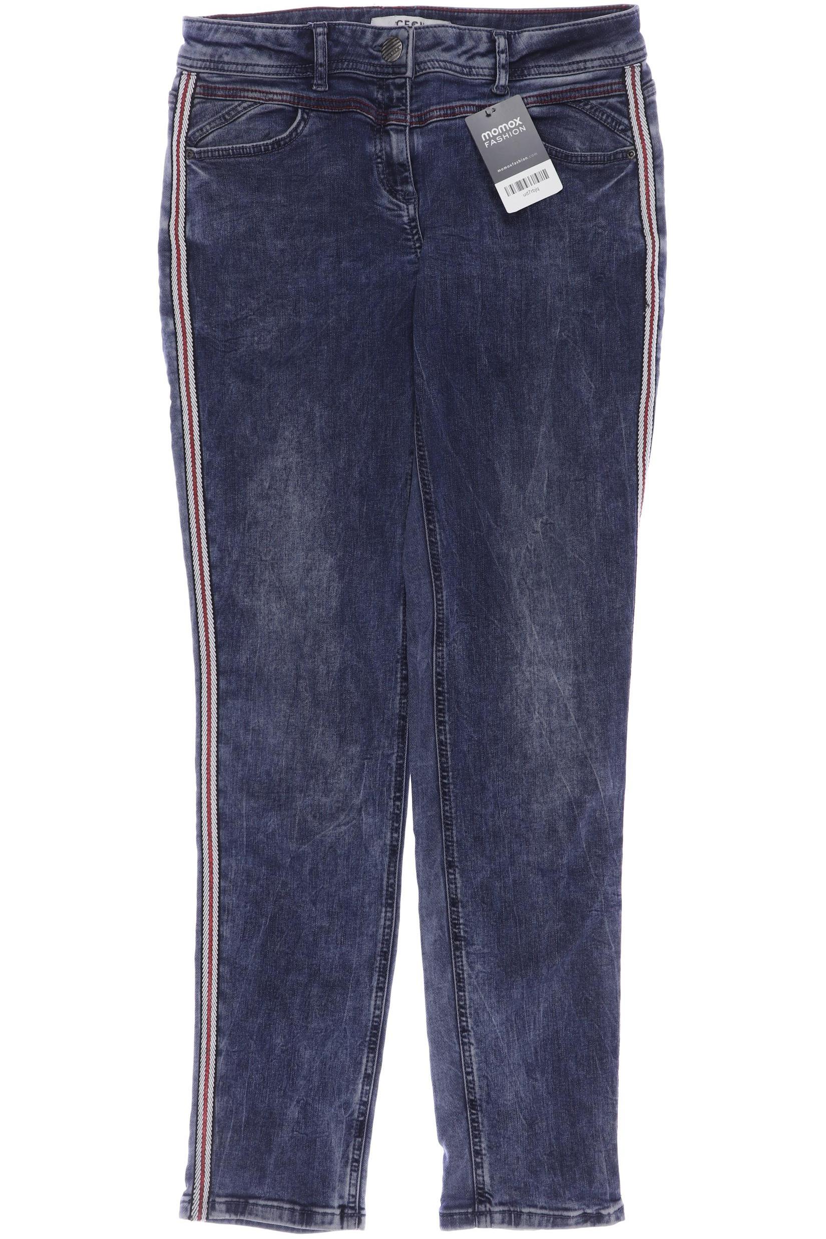 

CECIL Damen Jeans, blau