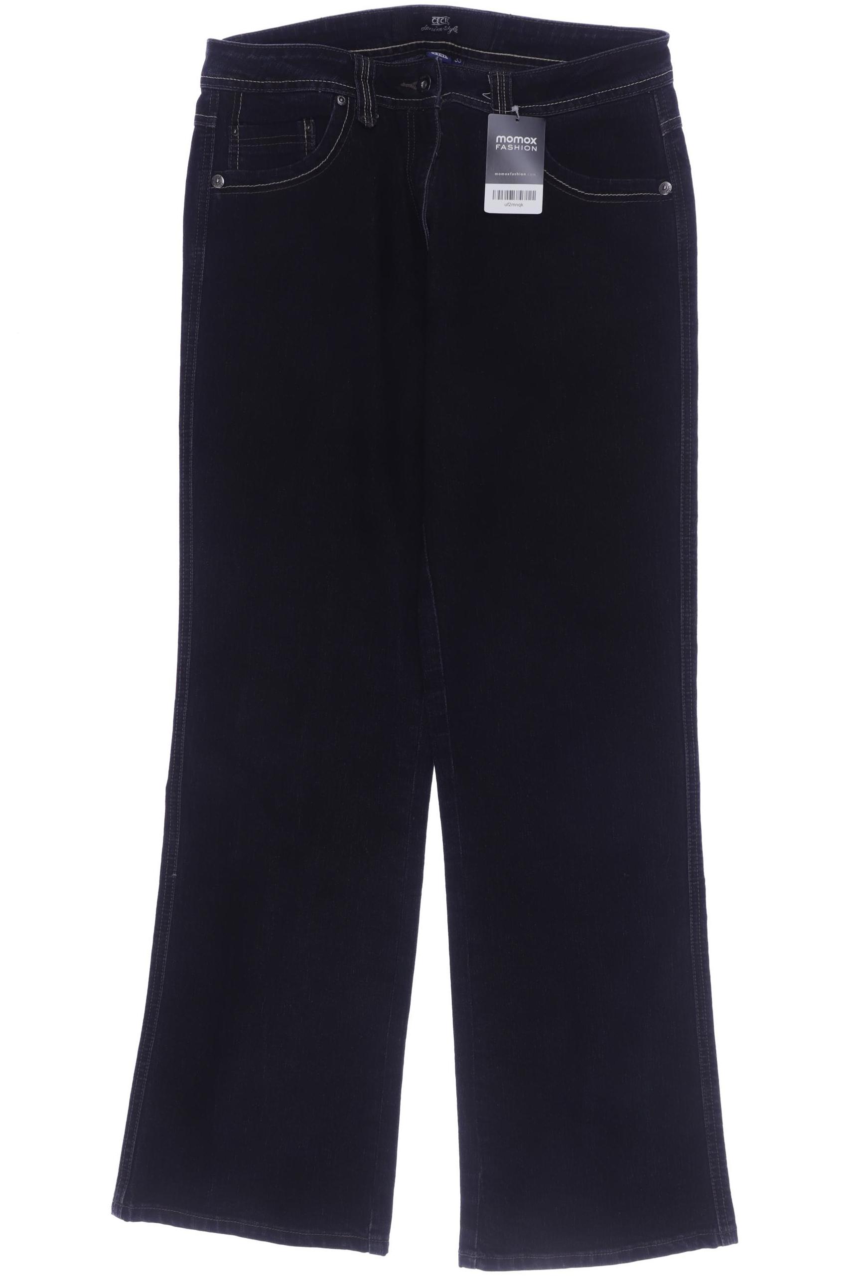 

CECIL Damen Jeans, marineblau