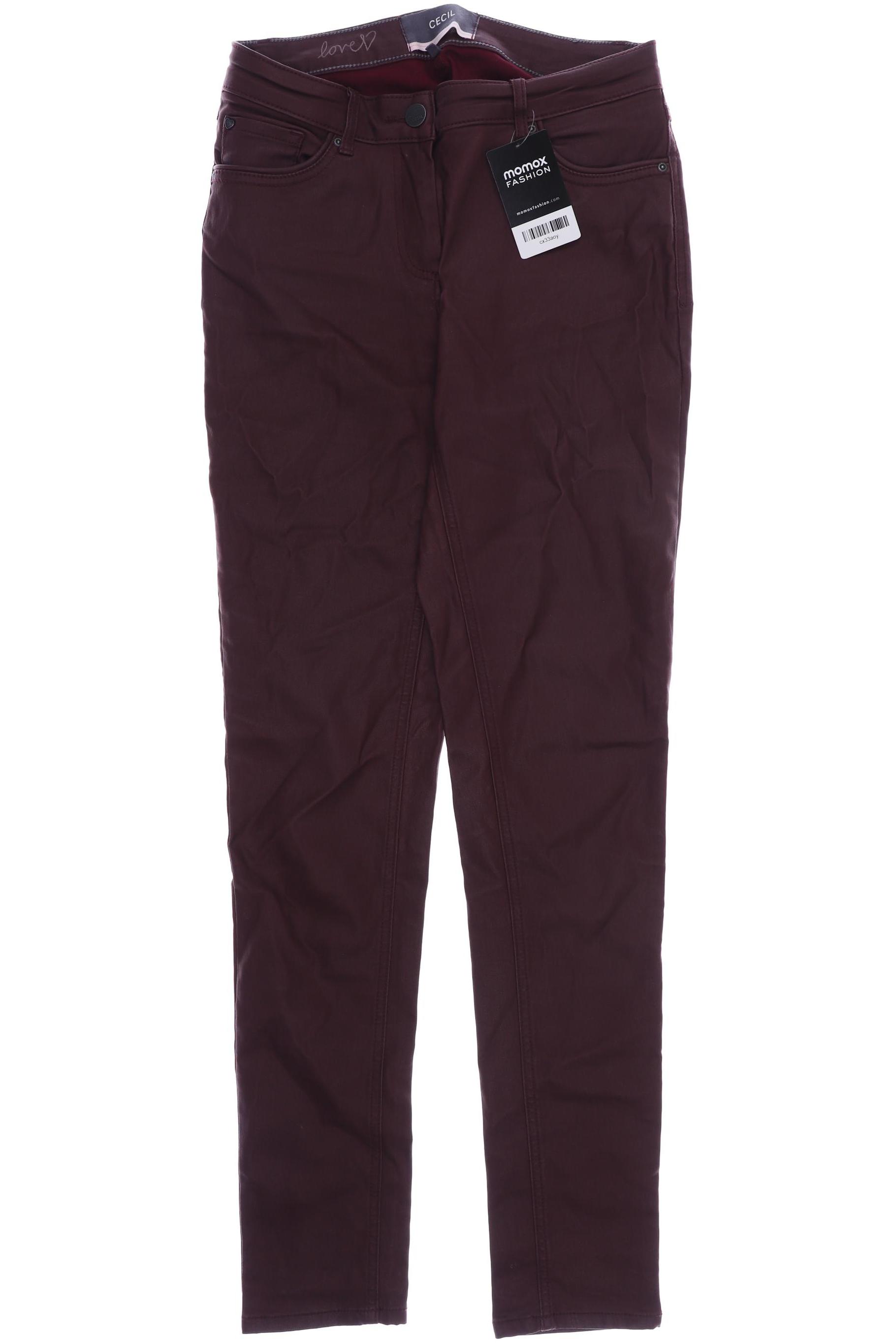 

Cecil Damen Jeans, bordeaux, Gr. 28