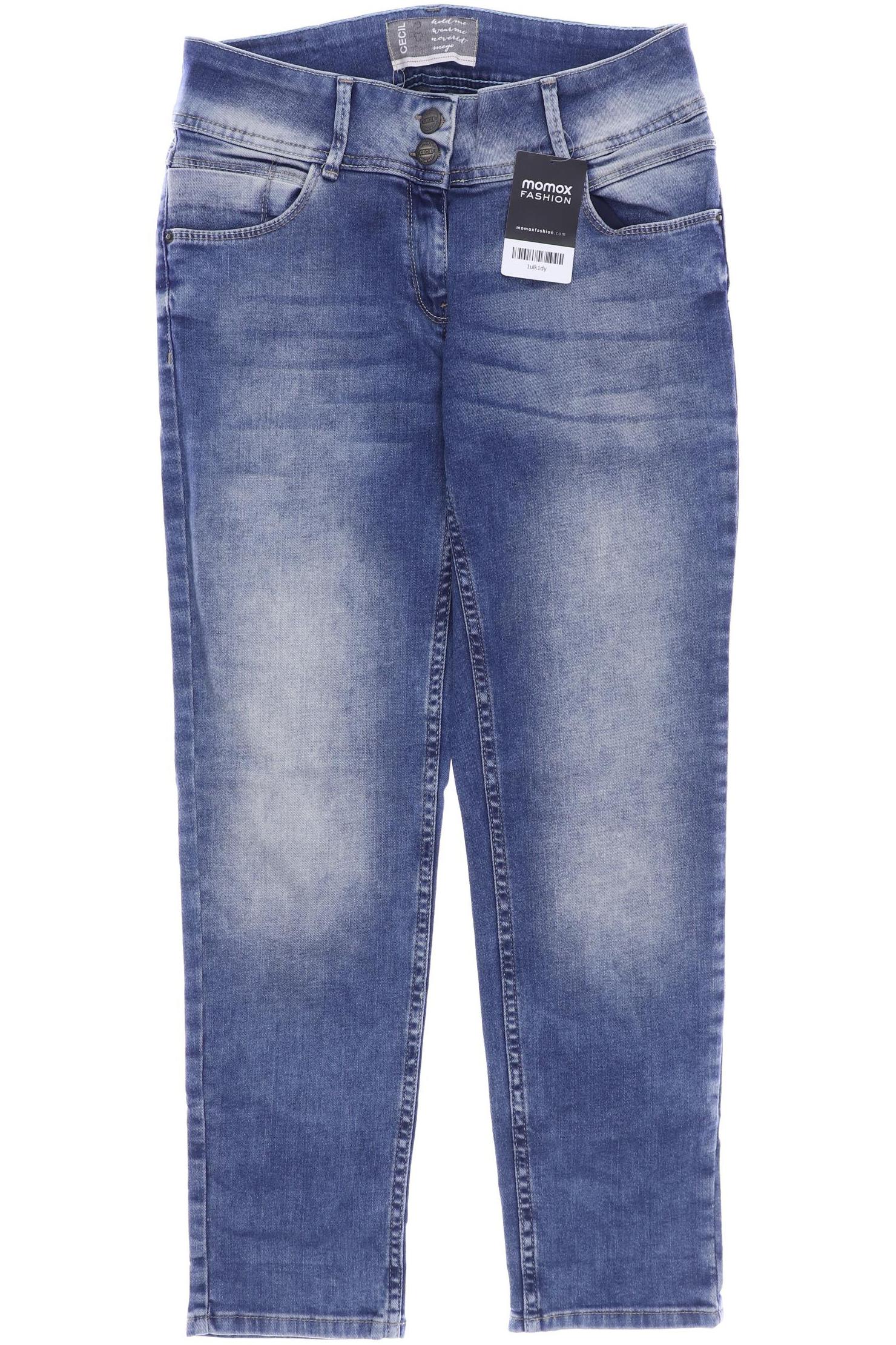 

CECIL Damen Jeans, blau