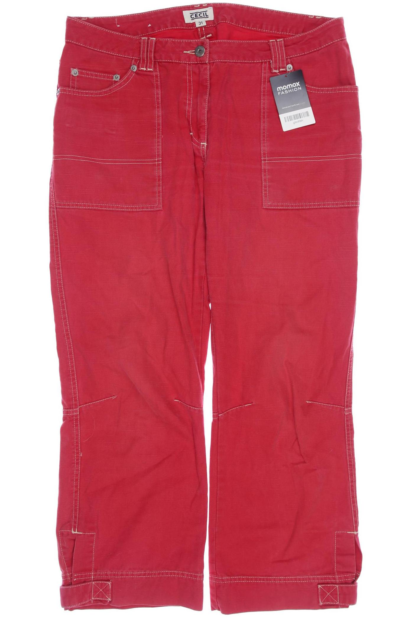 

Cecil Damen Jeans, rot, Gr. 31