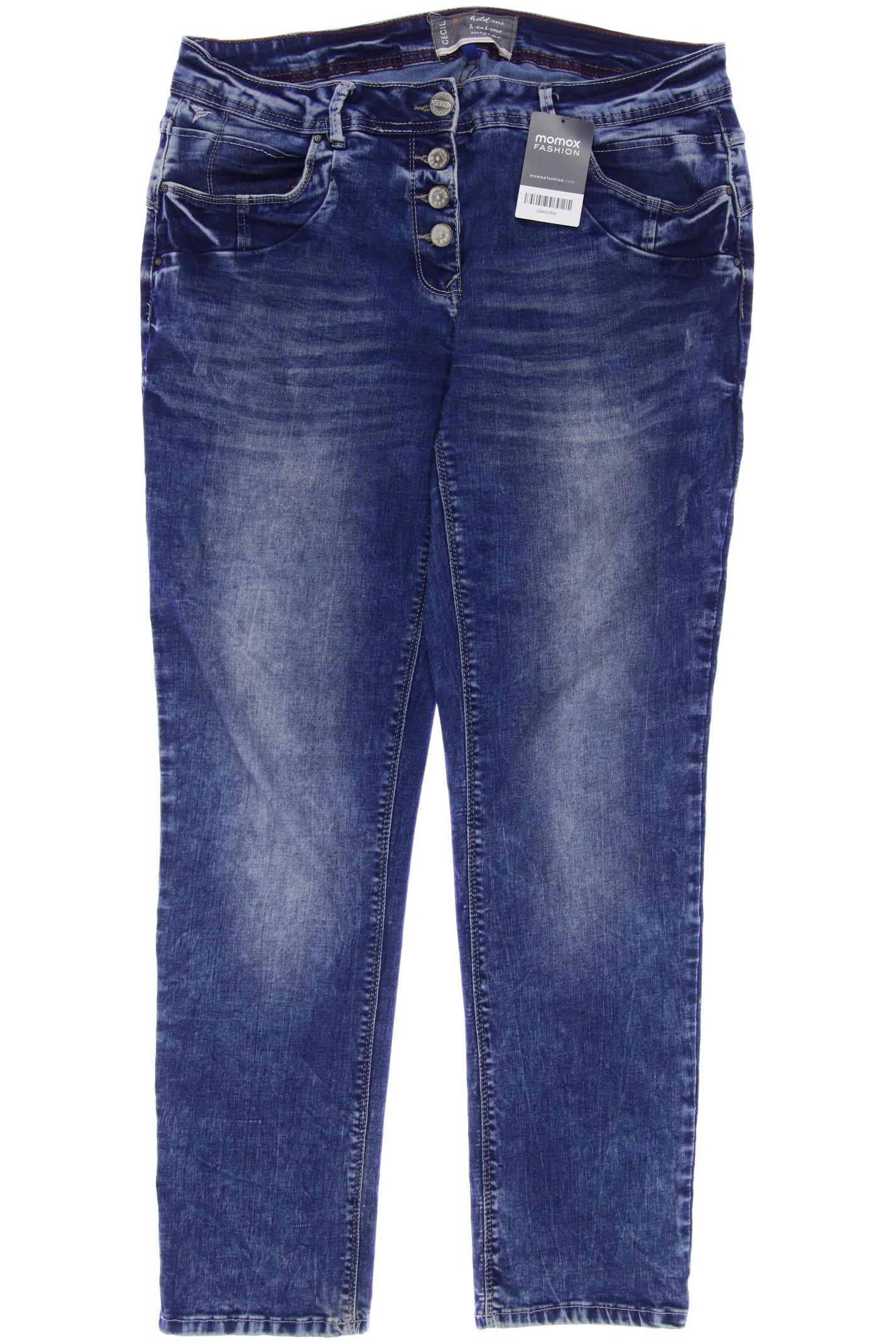 

CECIL Damen Jeans, blau