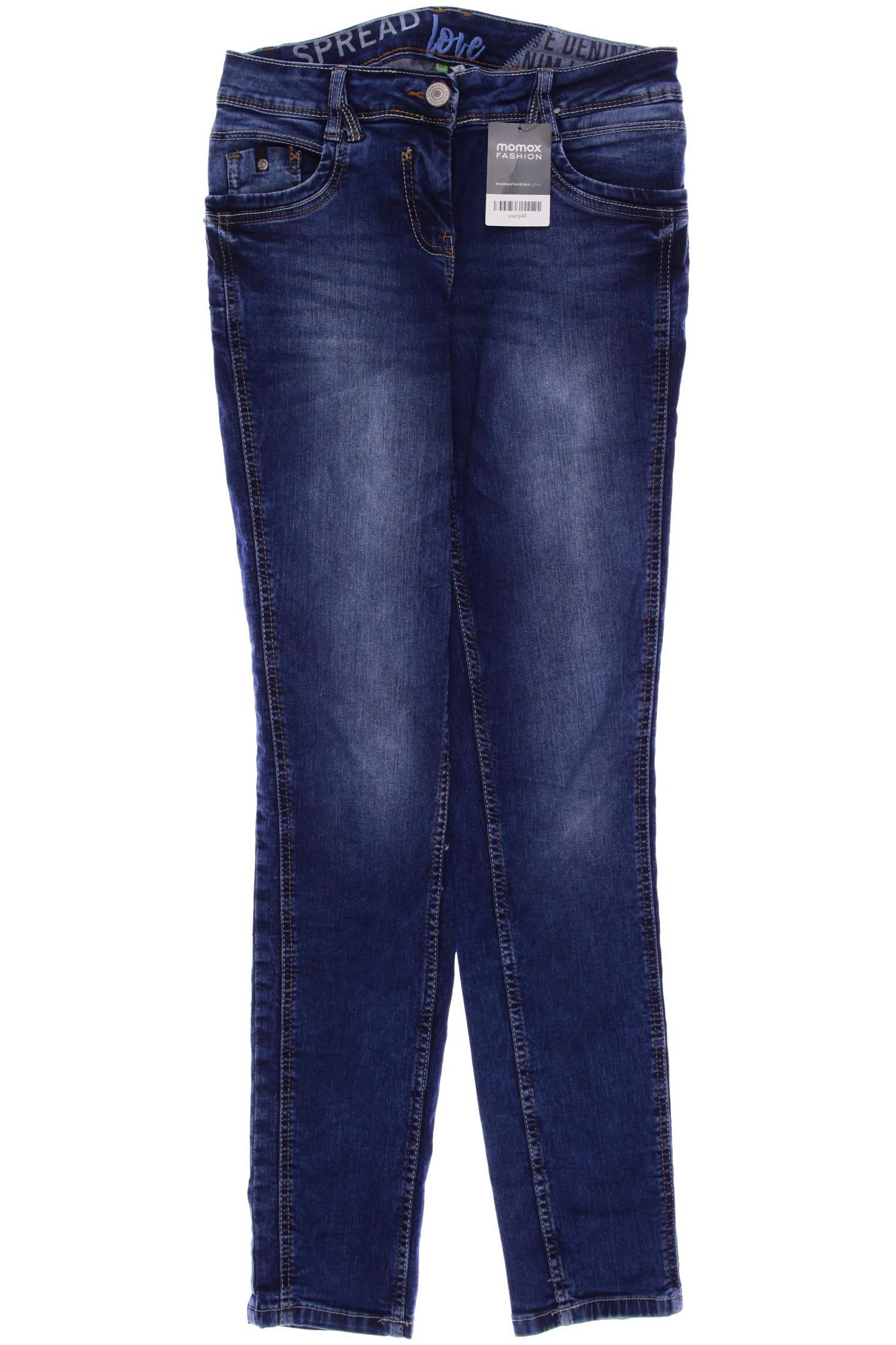 

CECIL Damen Jeans, blau