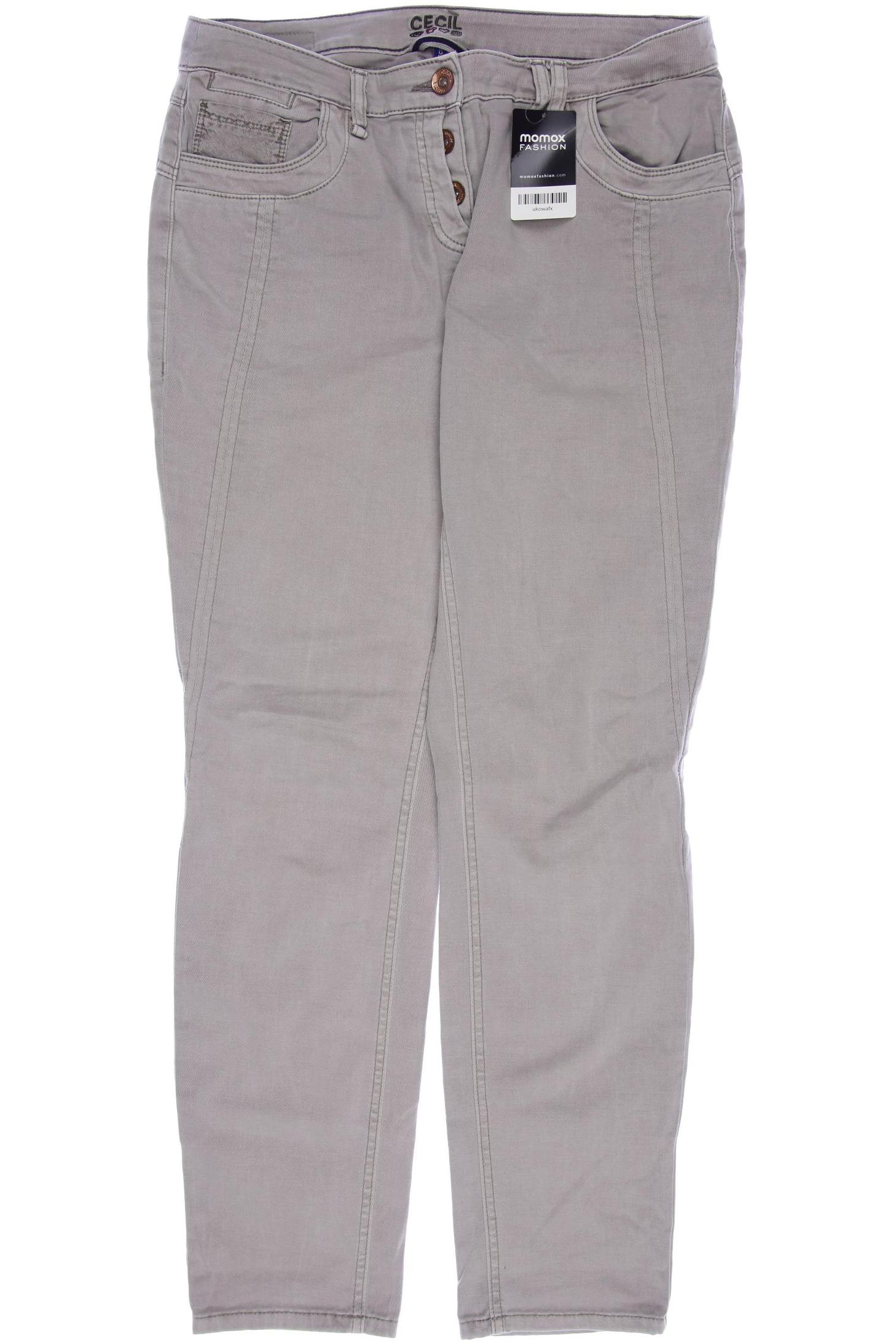 

CECIL Damen Jeans, grau