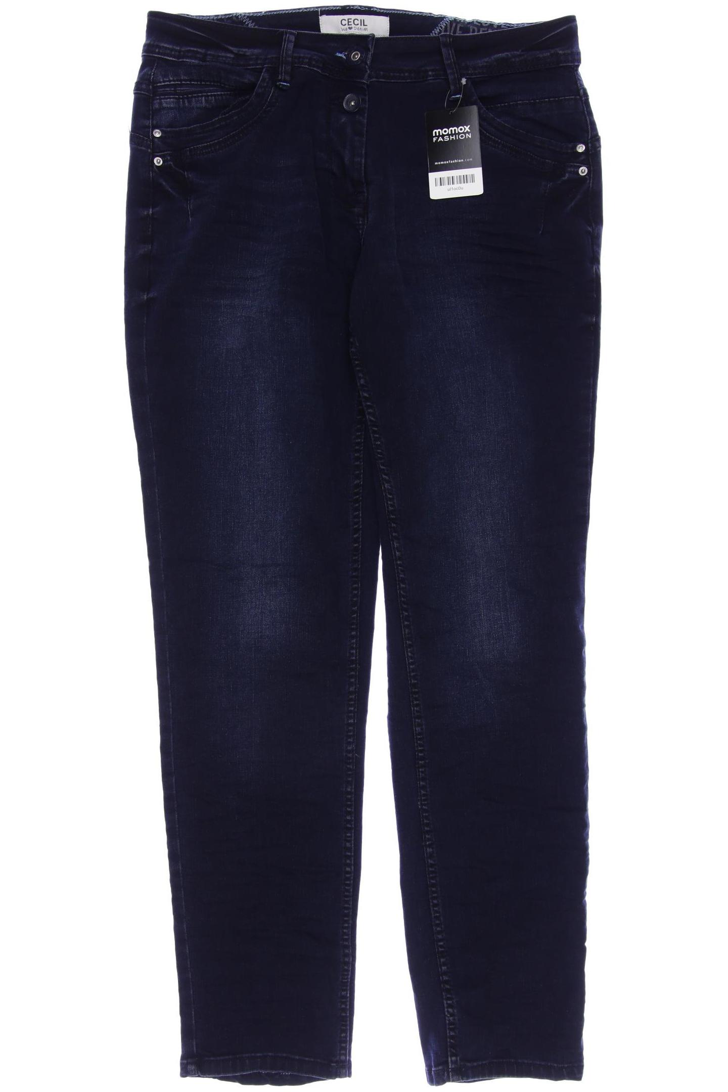 

CECIL Damen Jeans, marineblau