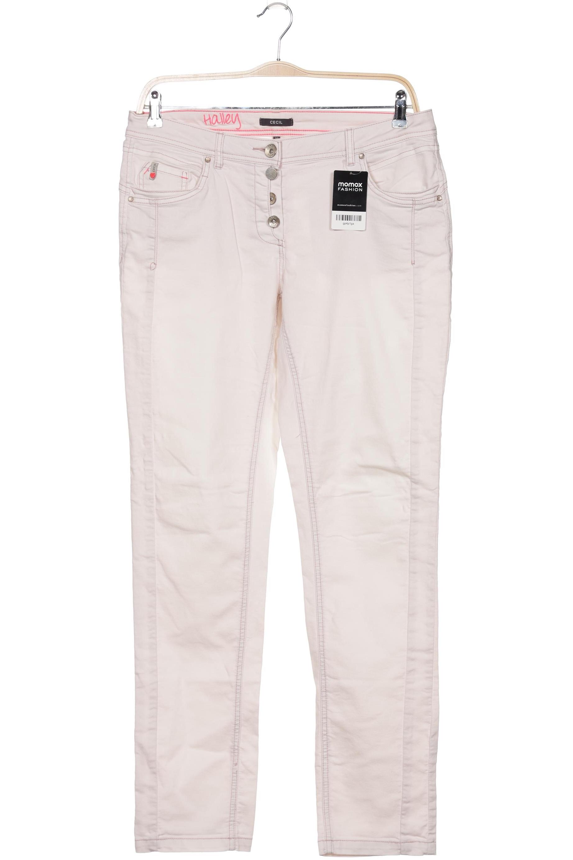 

Cecil Damen Jeans, cremeweiß, Gr. 32