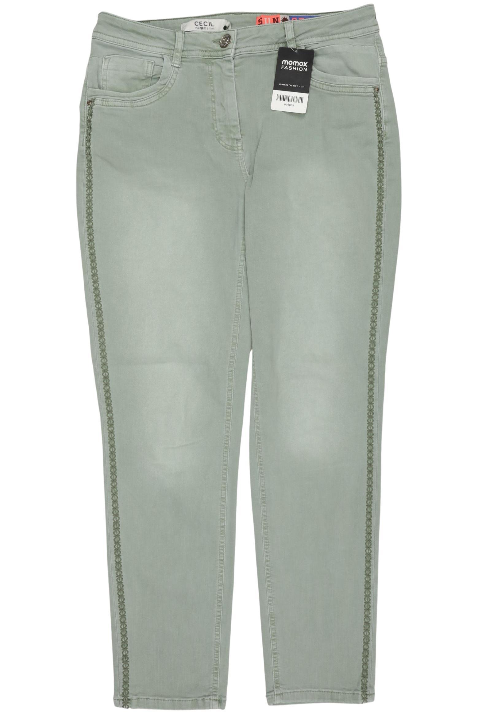 

Cecil Damen Jeans, hellgrün, Gr. 30