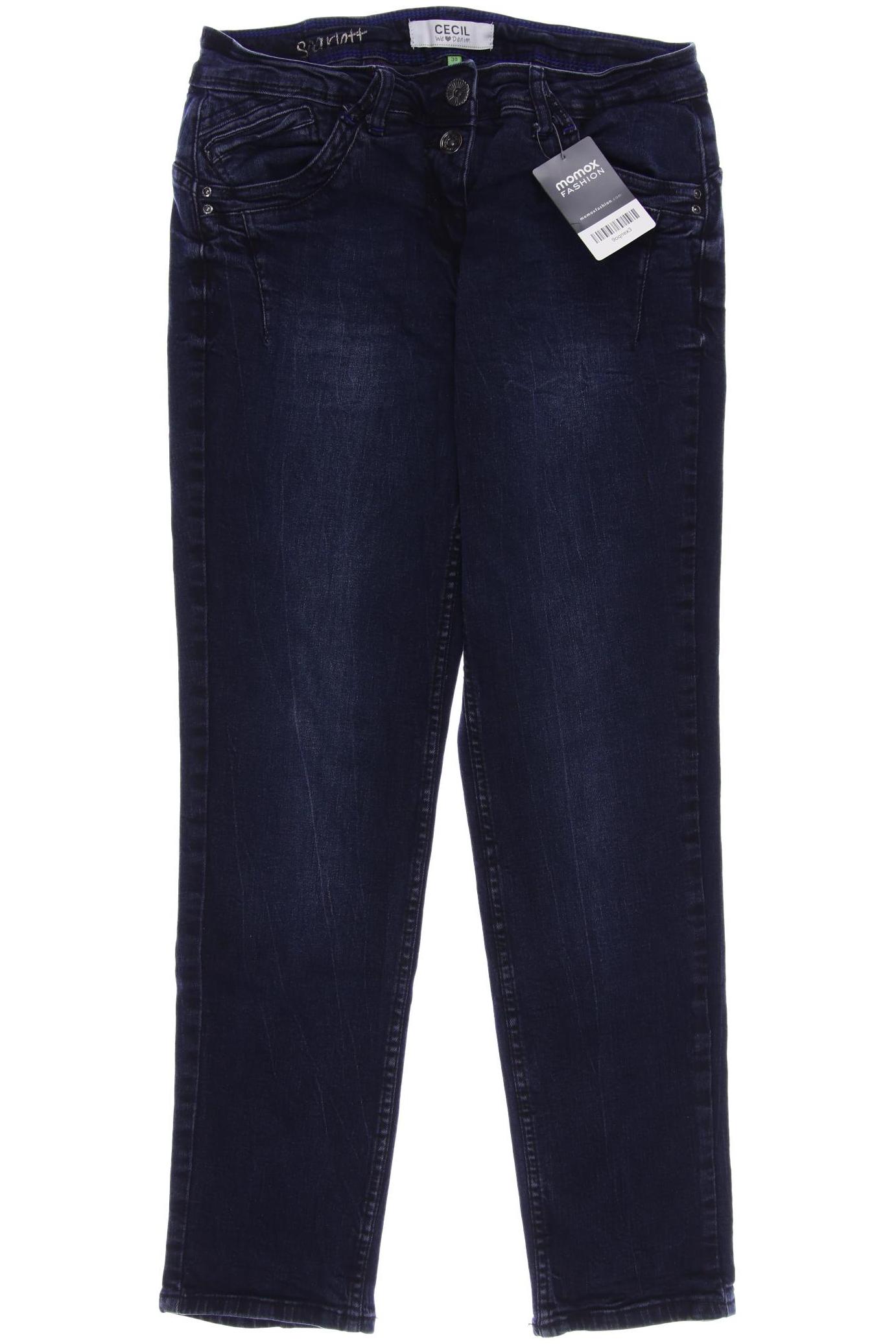 

CECIL Damen Jeans, marineblau