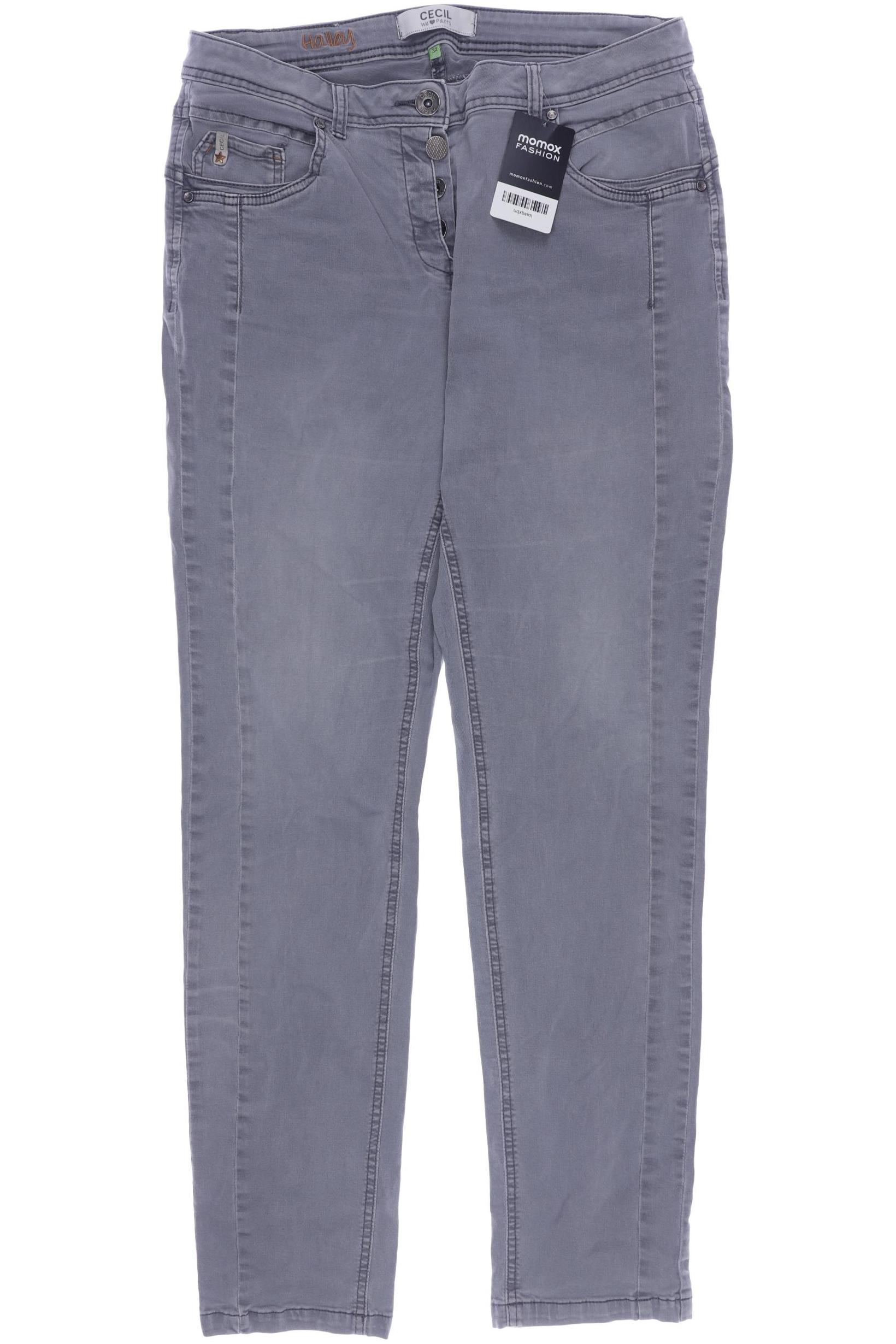 

CECIL Damen Jeans, grau