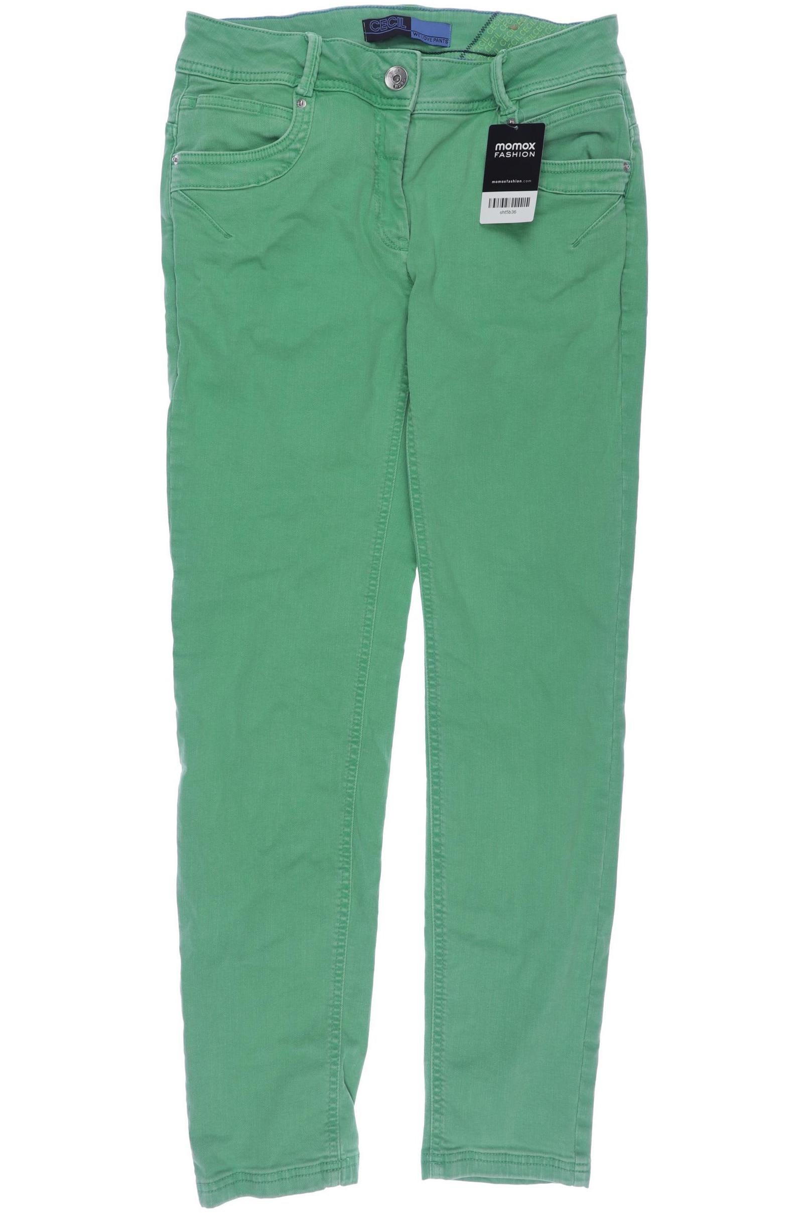 

Cecil Damen Jeans, grün, Gr. 27