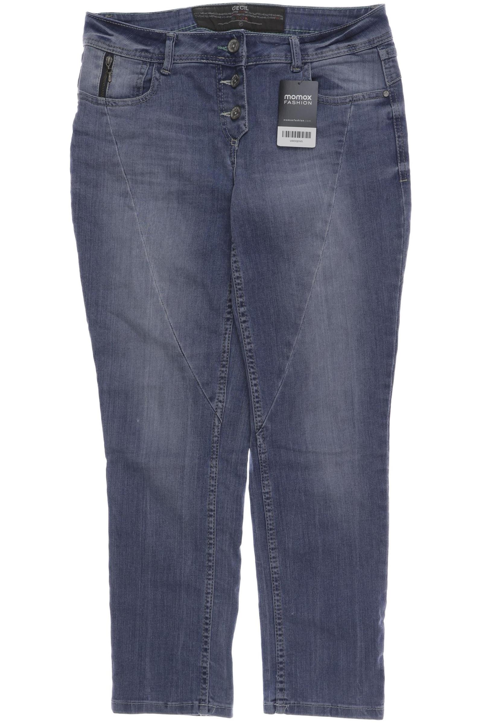 

CECIL Damen Jeans, blau