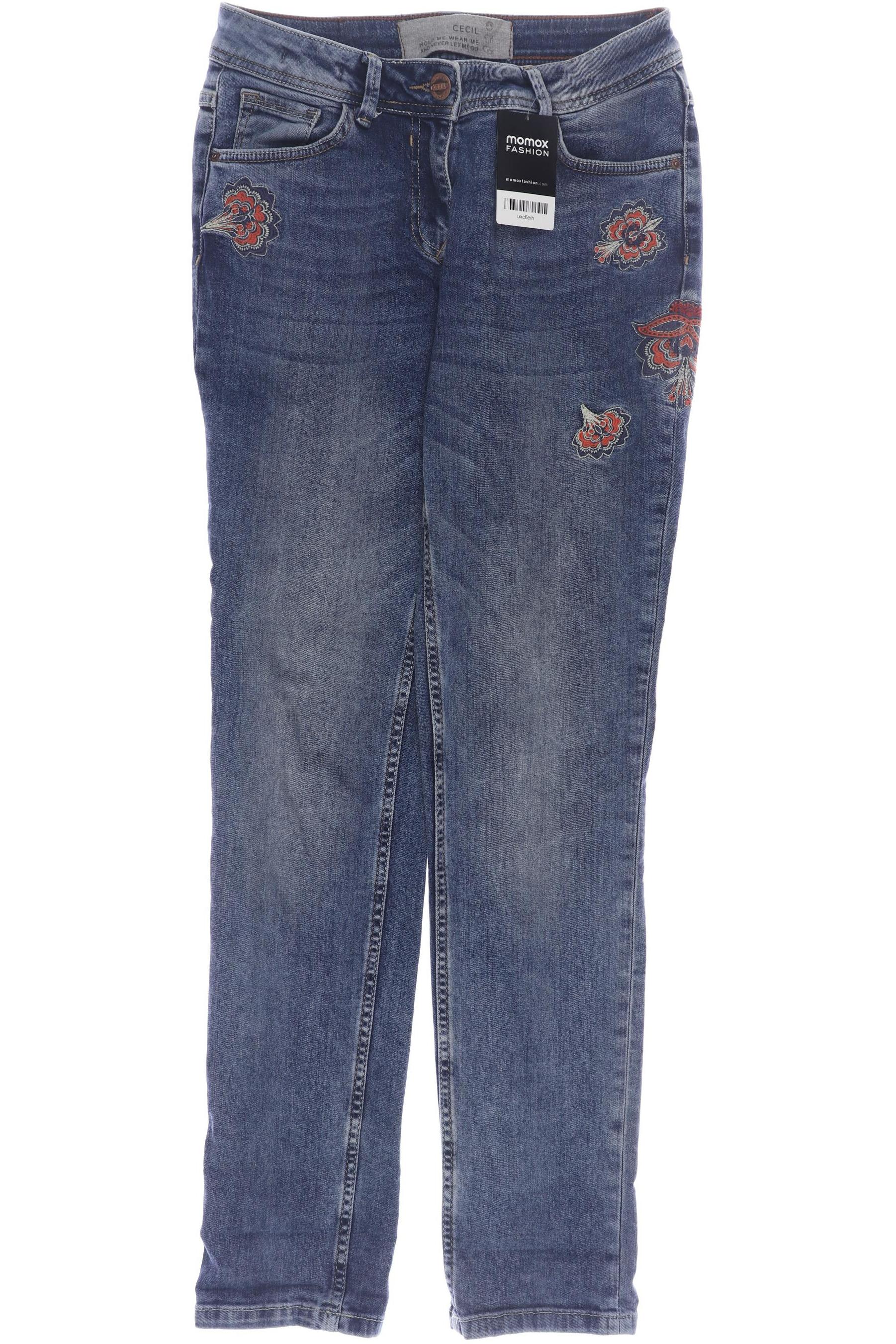 

CECIL Damen Jeans, blau