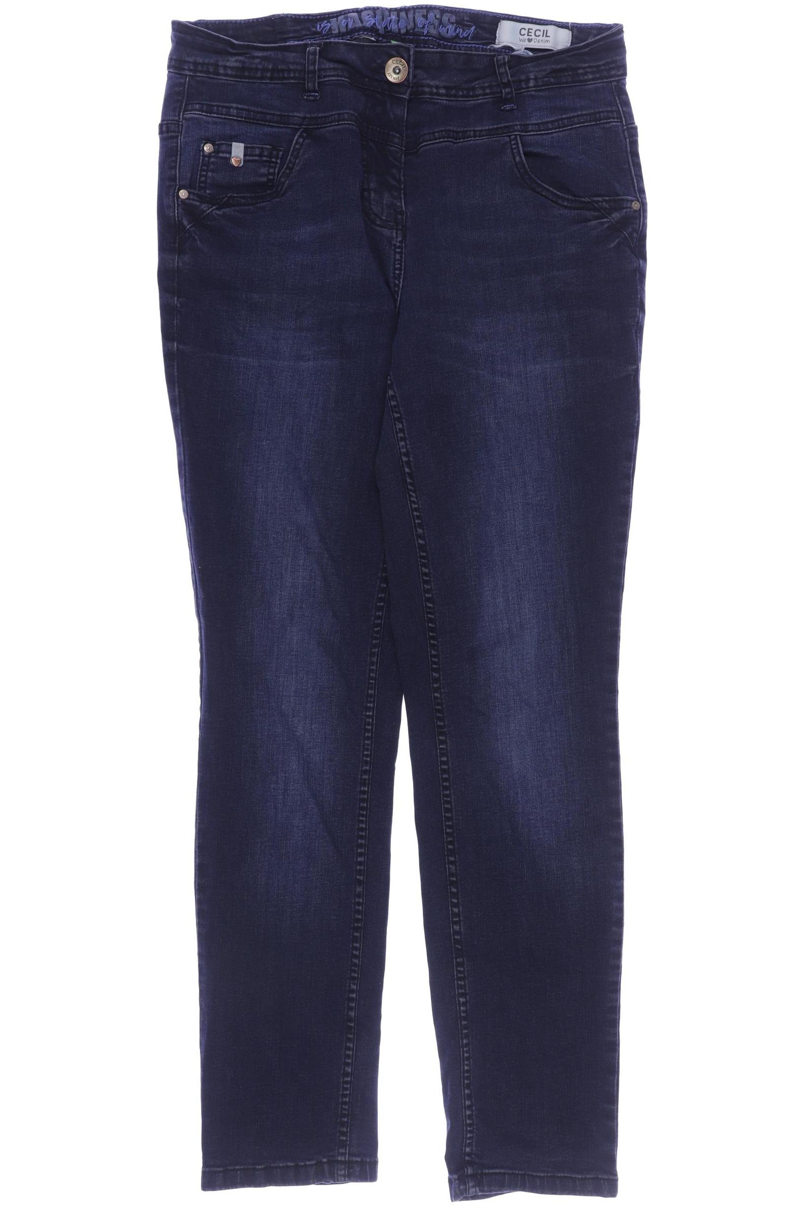 

CECIL Damen Jeans, marineblau
