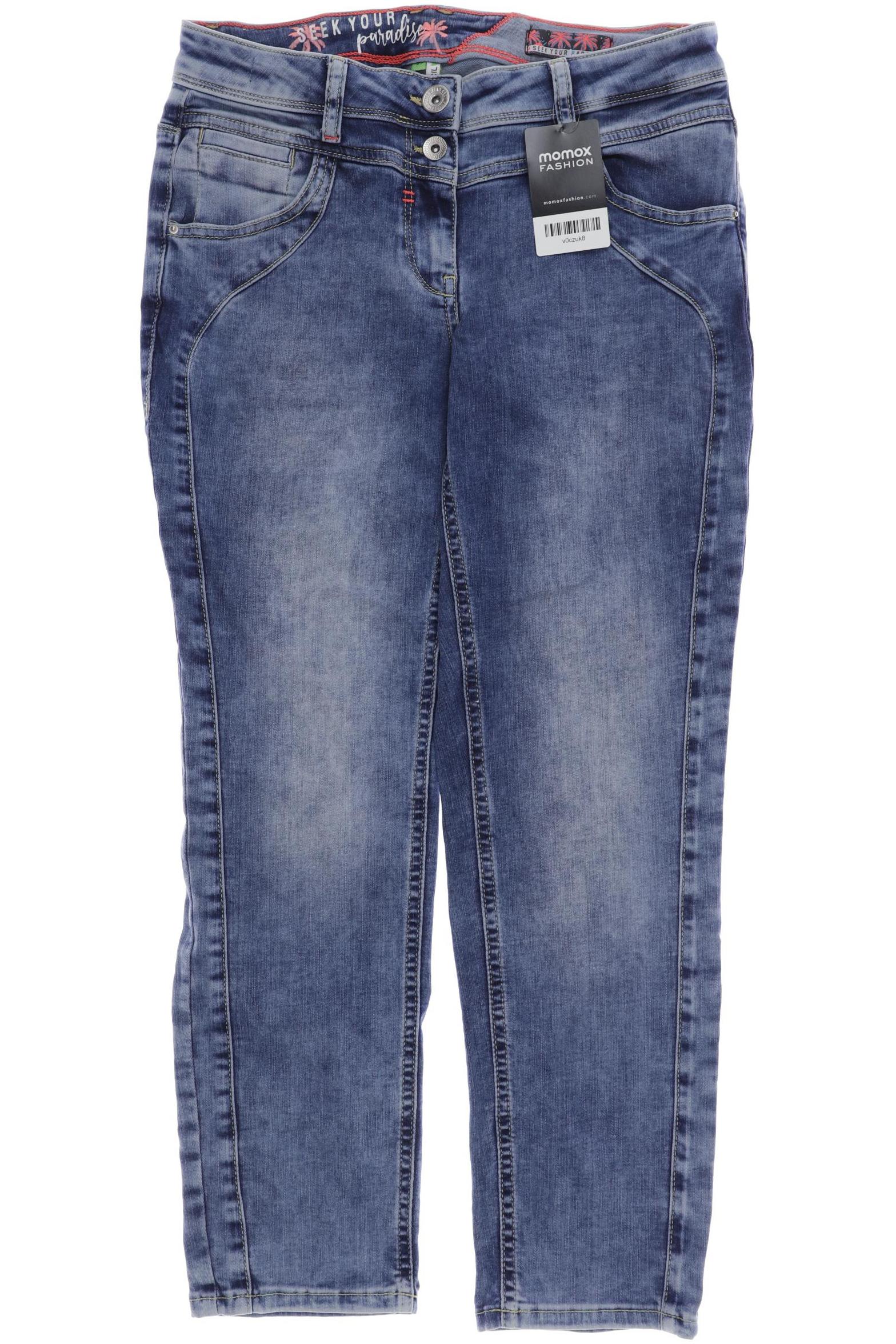 

CECIL Damen Jeans, blau