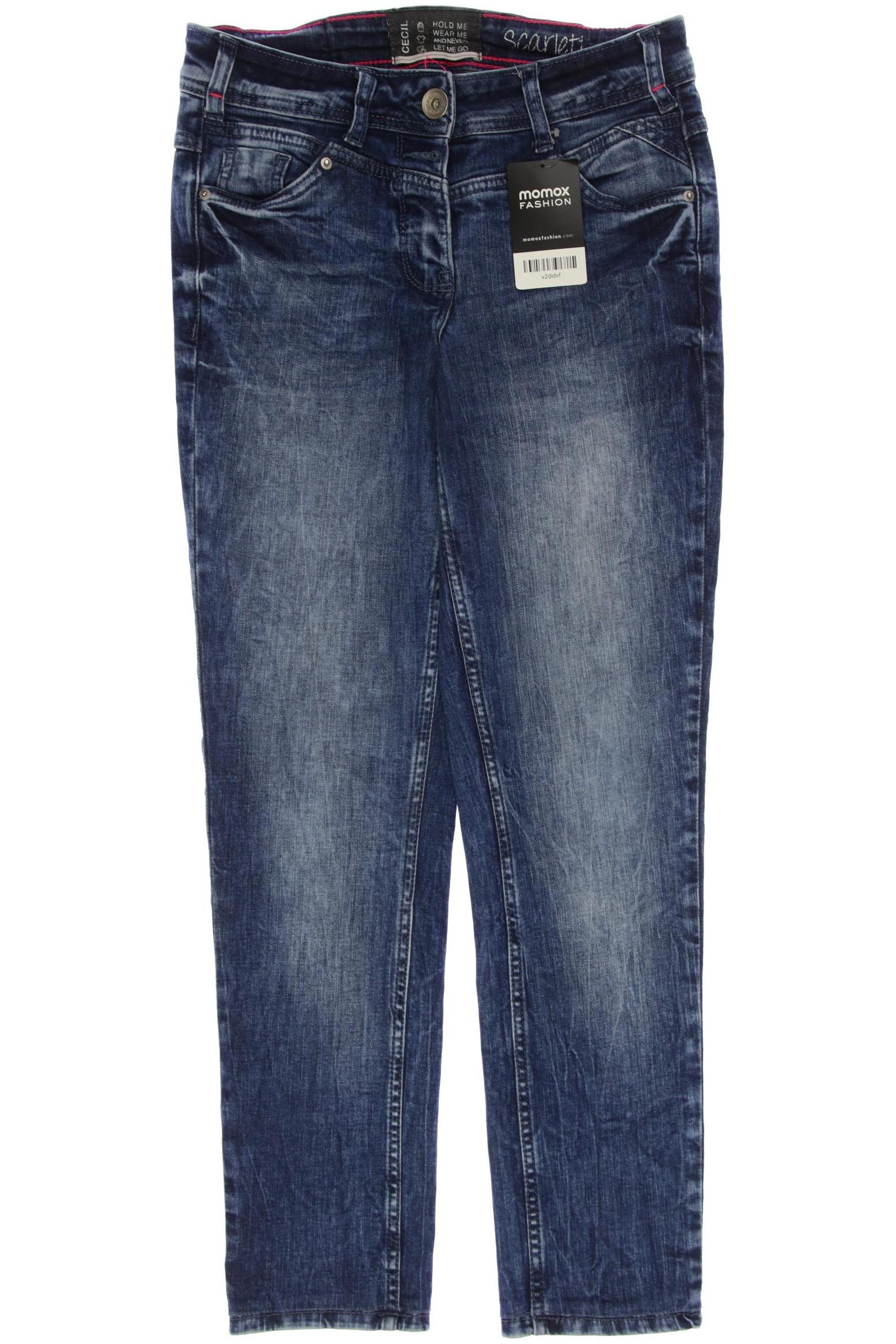 

CECIL Damen Jeans, blau