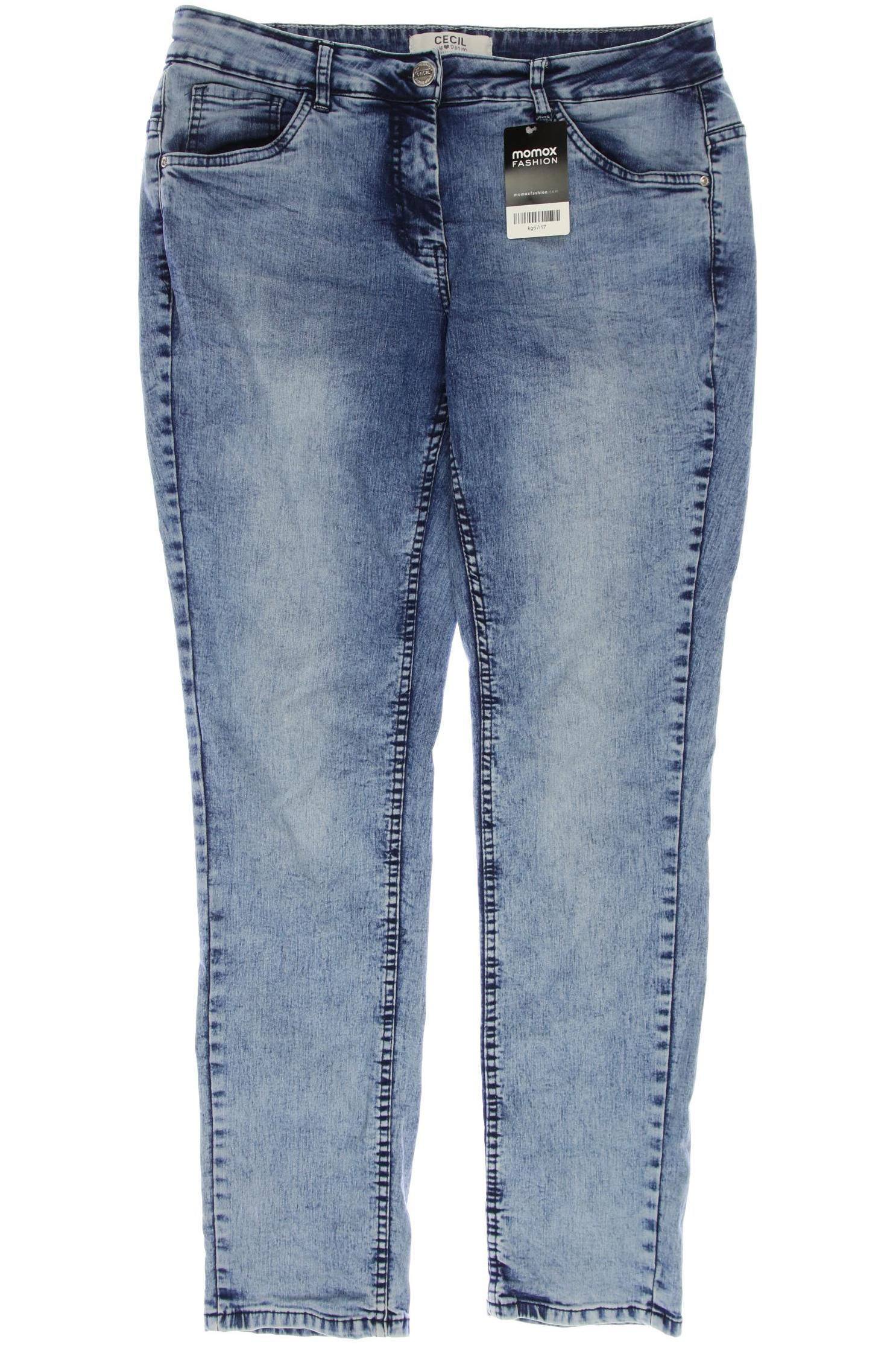 

CECIL Damen Jeans, blau