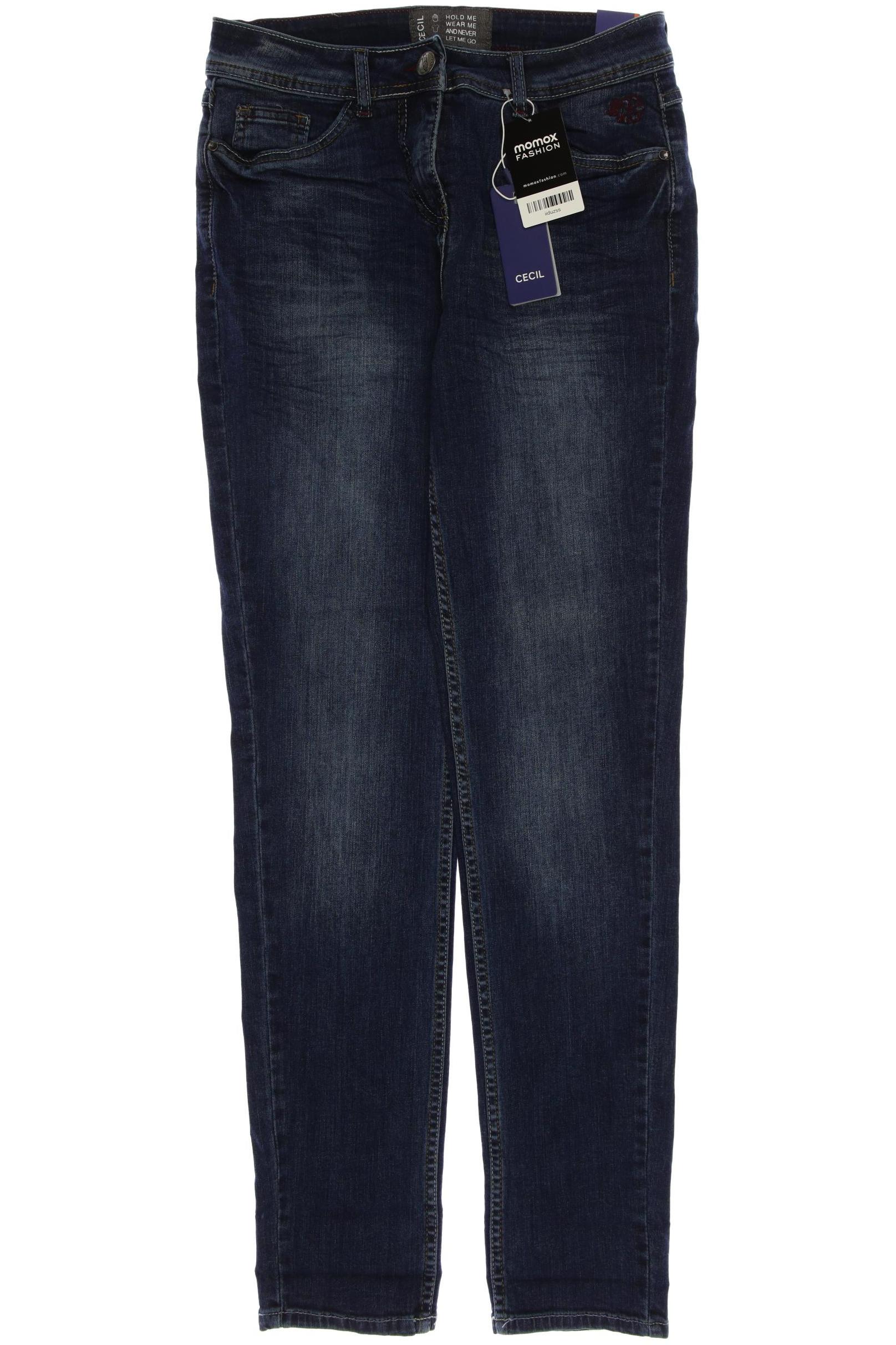 

CECIL Damen Jeans, marineblau