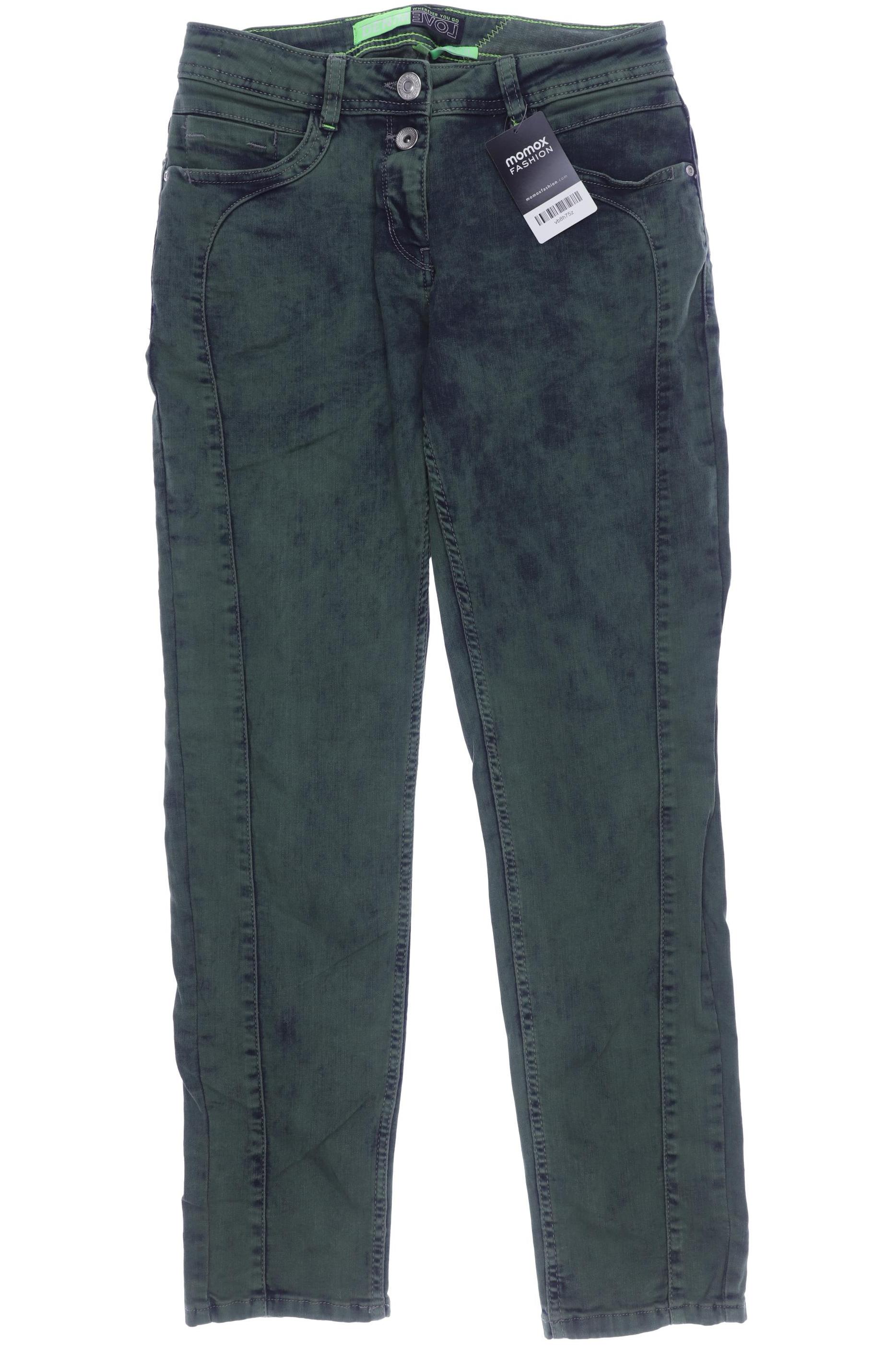 

Cecil Damen Jeans, grün, Gr. 28
