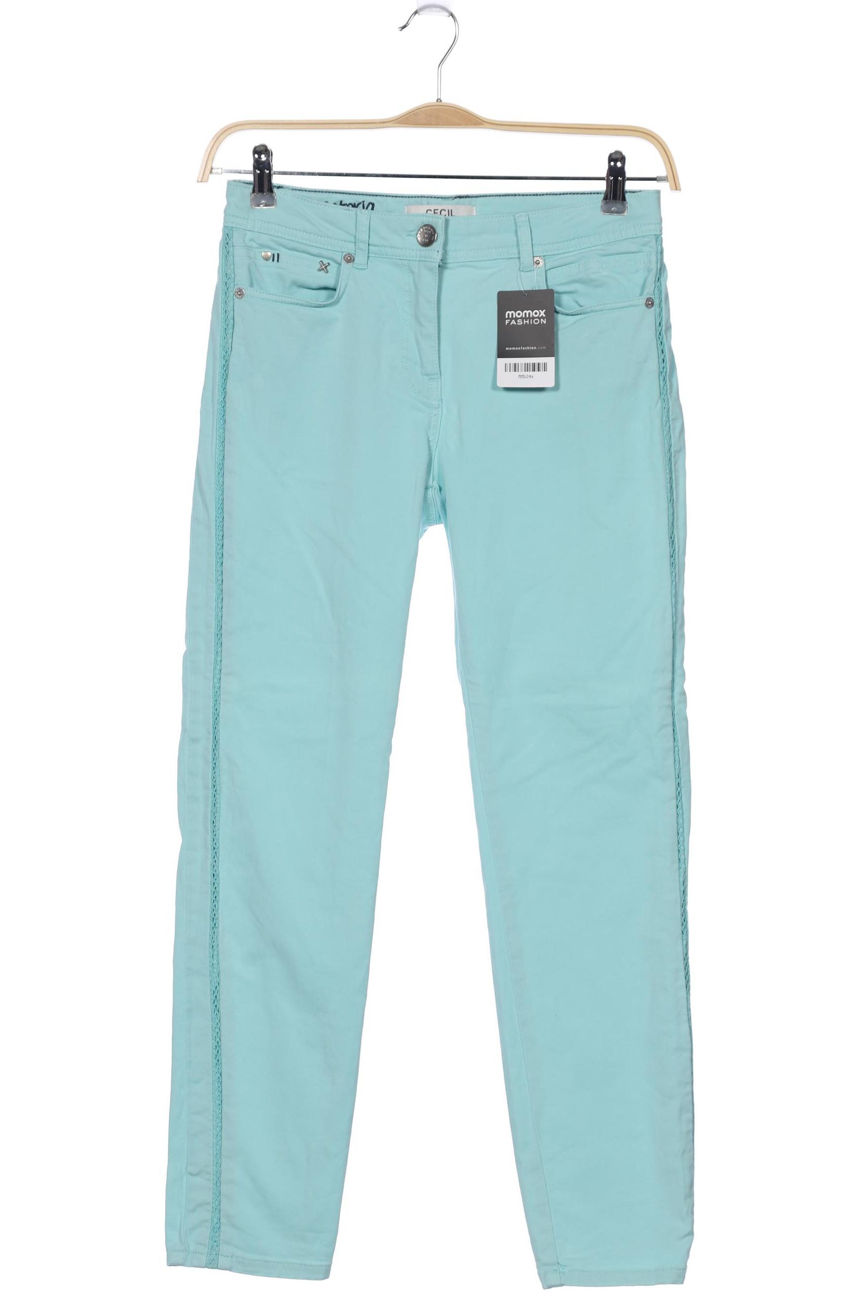 

CECIL Damen Jeans, türkis