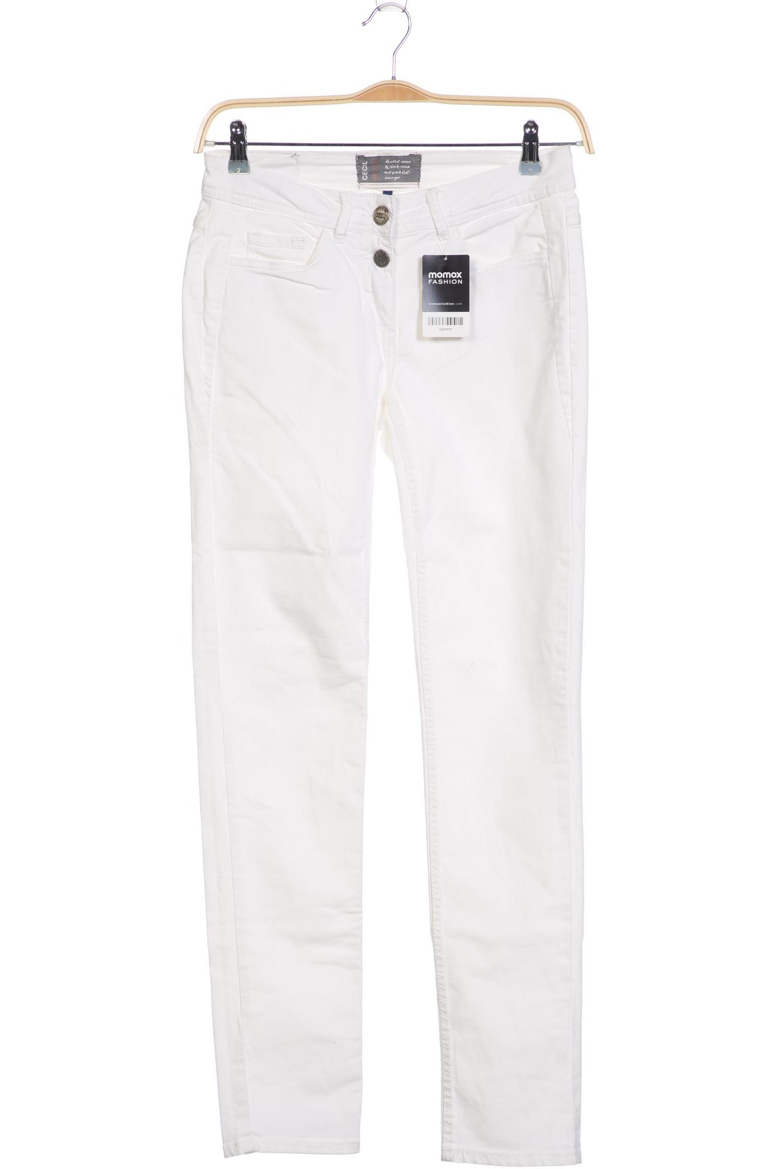

CECIL Damen Jeans, weiß