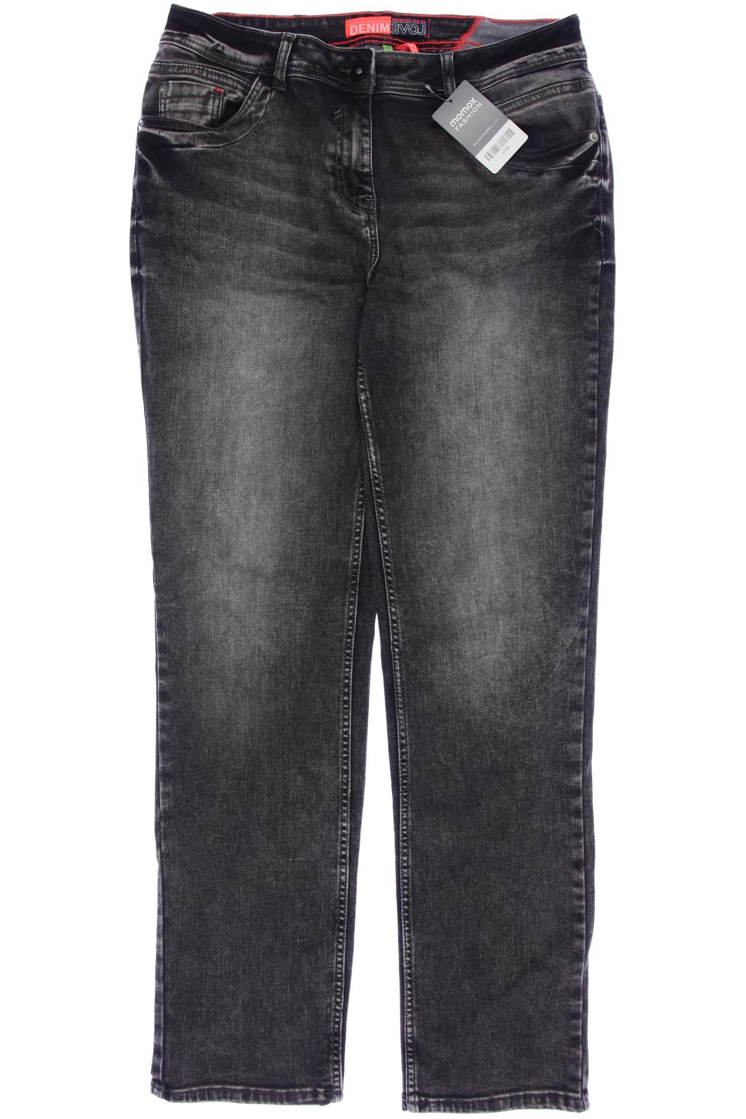 

CECIL Damen Jeans, grau