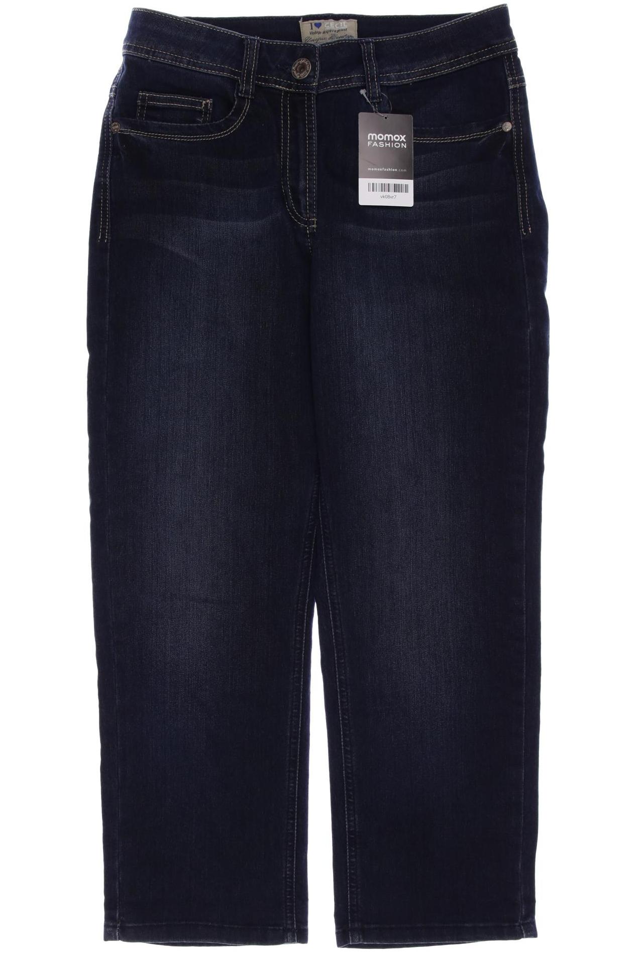 

CECIL Damen Jeans, blau