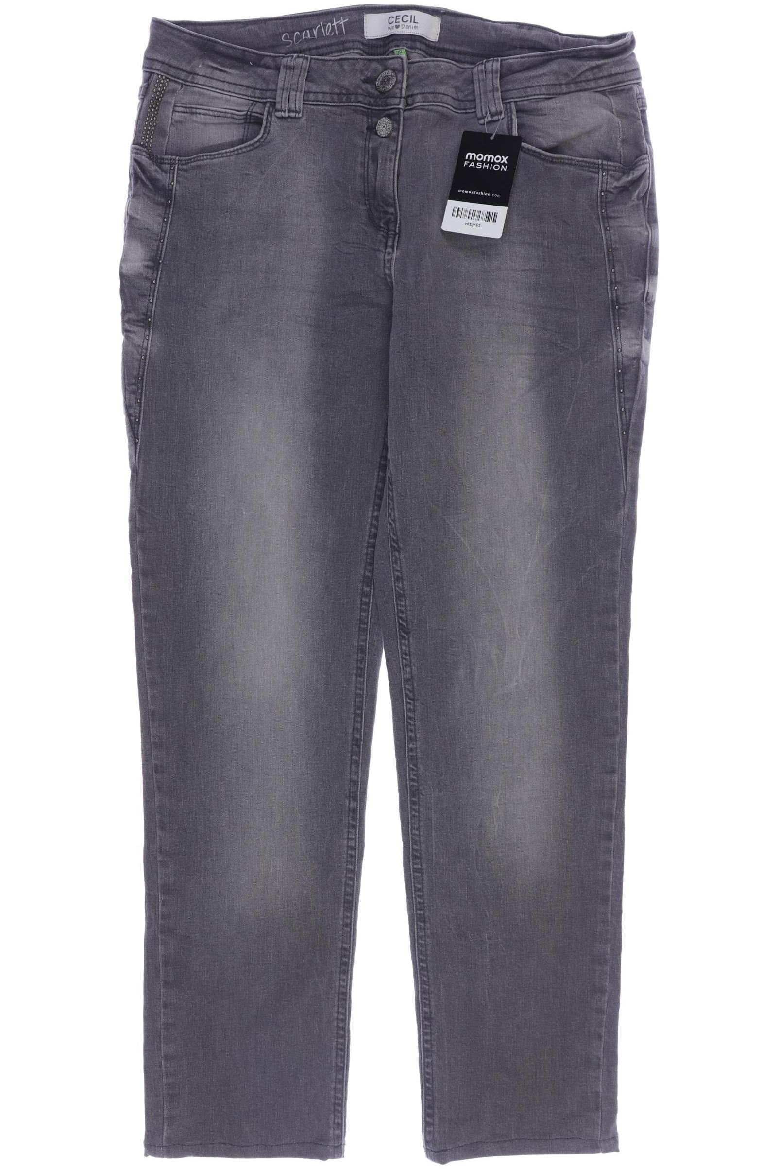 

CECIL Damen Jeans, grau