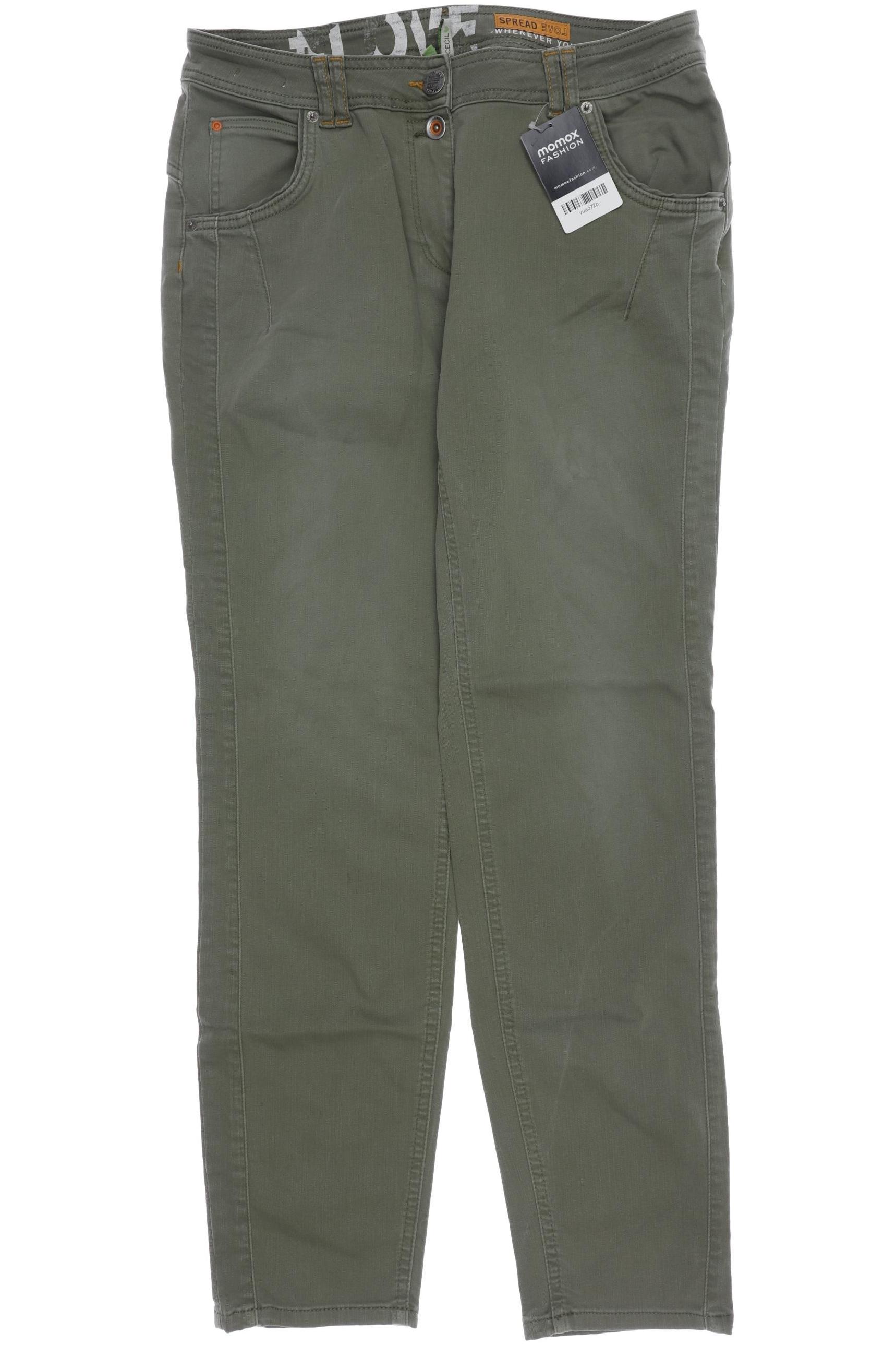 

Cecil Damen Jeans, grün, Gr. 32