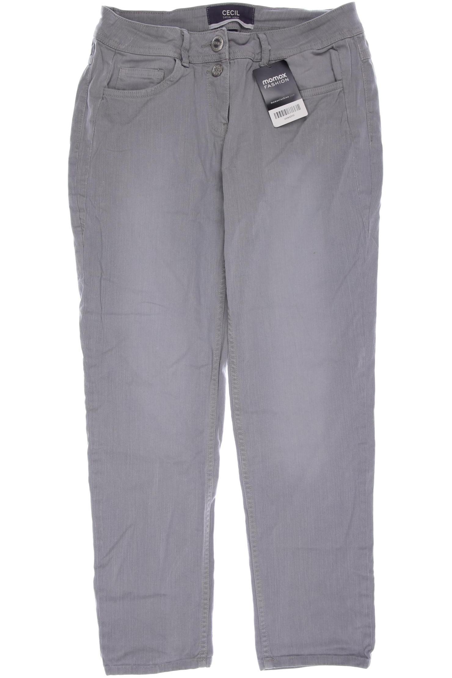 

CECIL Damen Jeans, grau