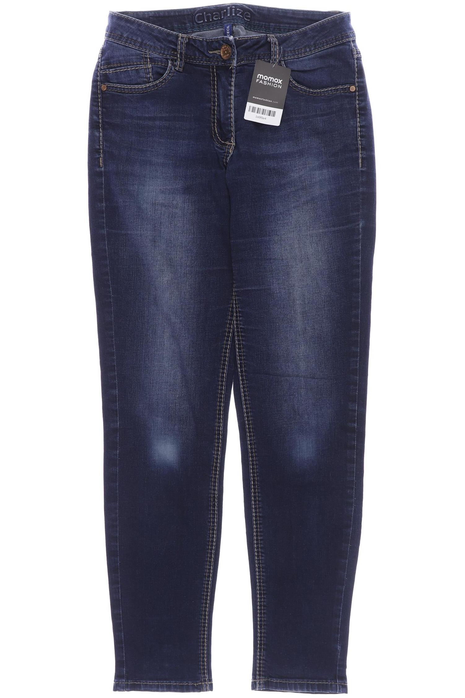 

CECIL Damen Jeans, marineblau
