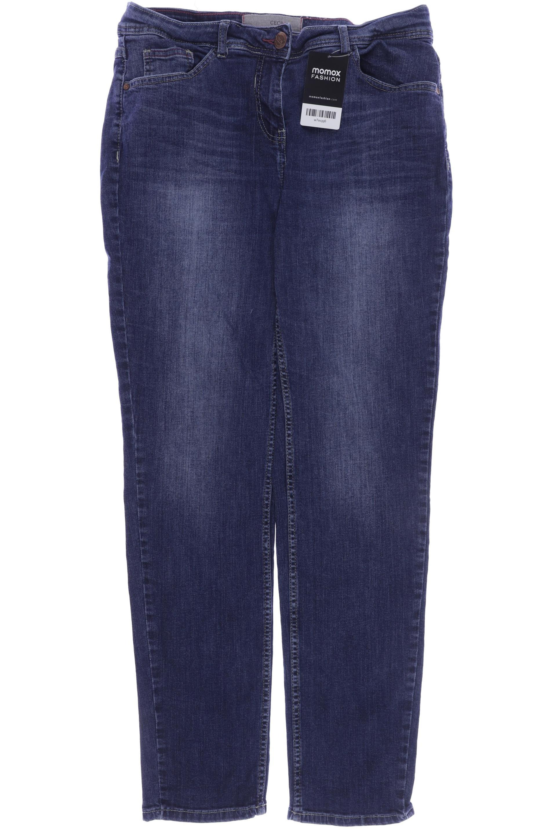 

CECIL Damen Jeans, blau