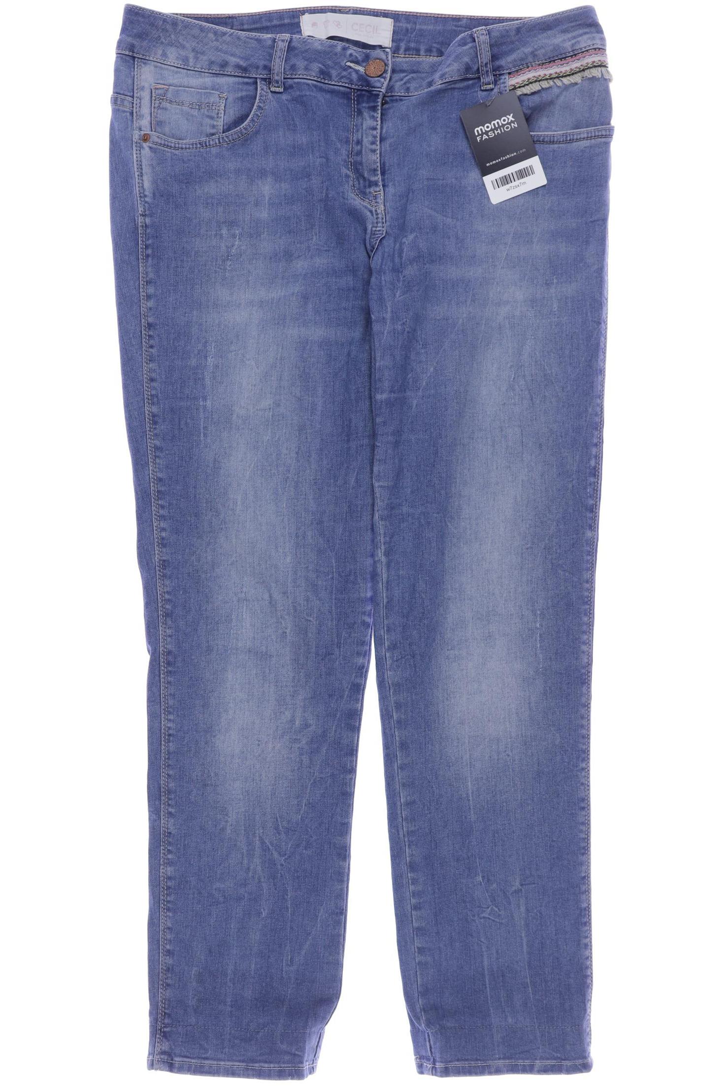 

CECIL Damen Jeans, blau