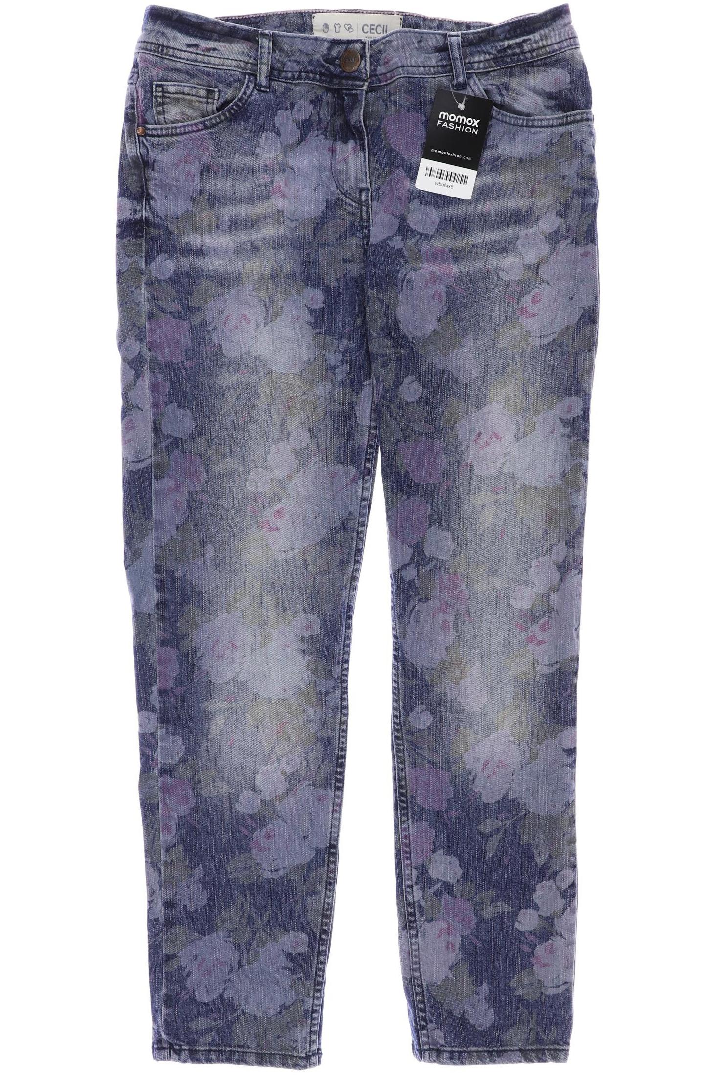

CECIL Damen Jeans, blau