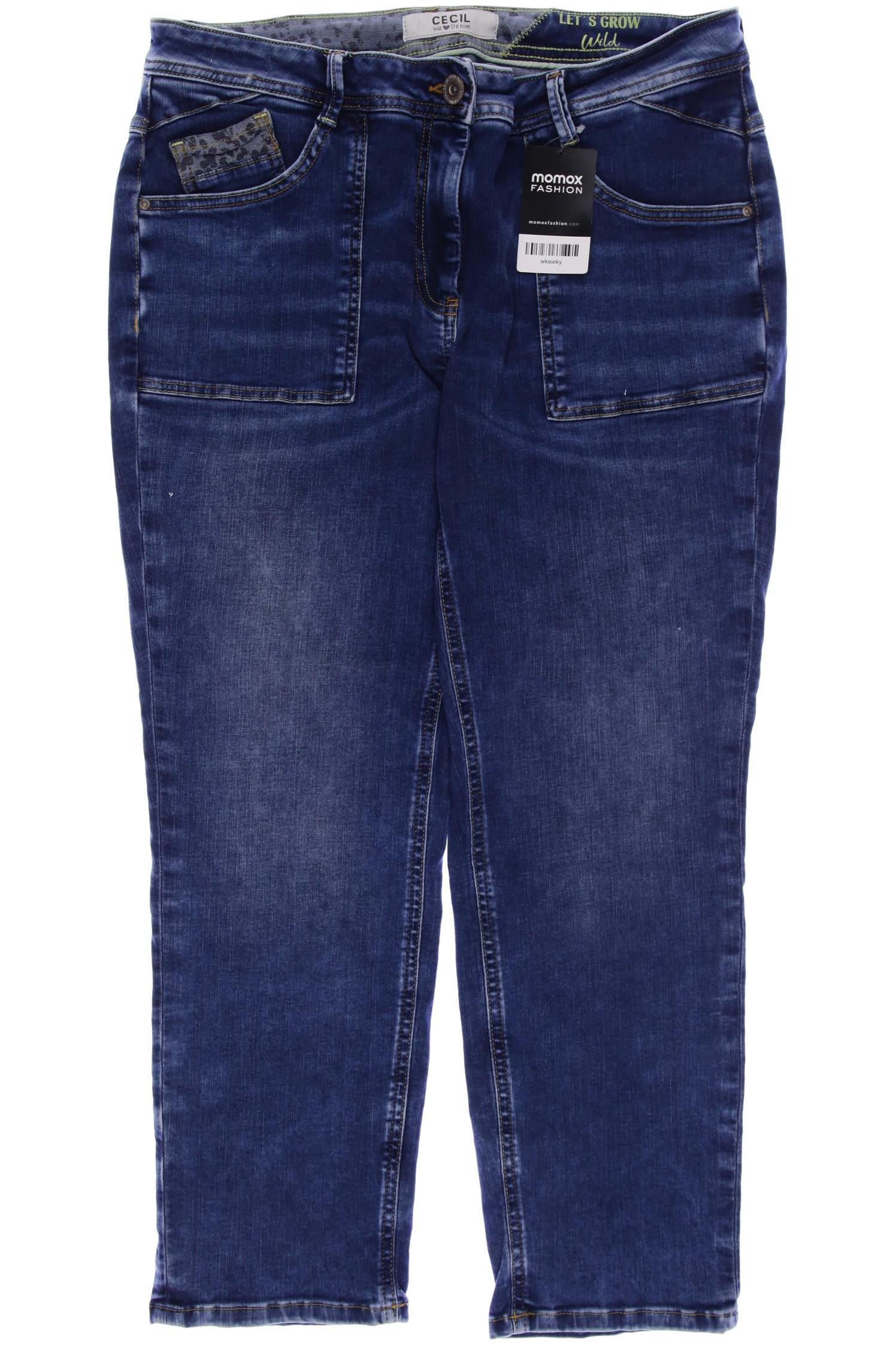 

CECIL Damen Jeans, blau