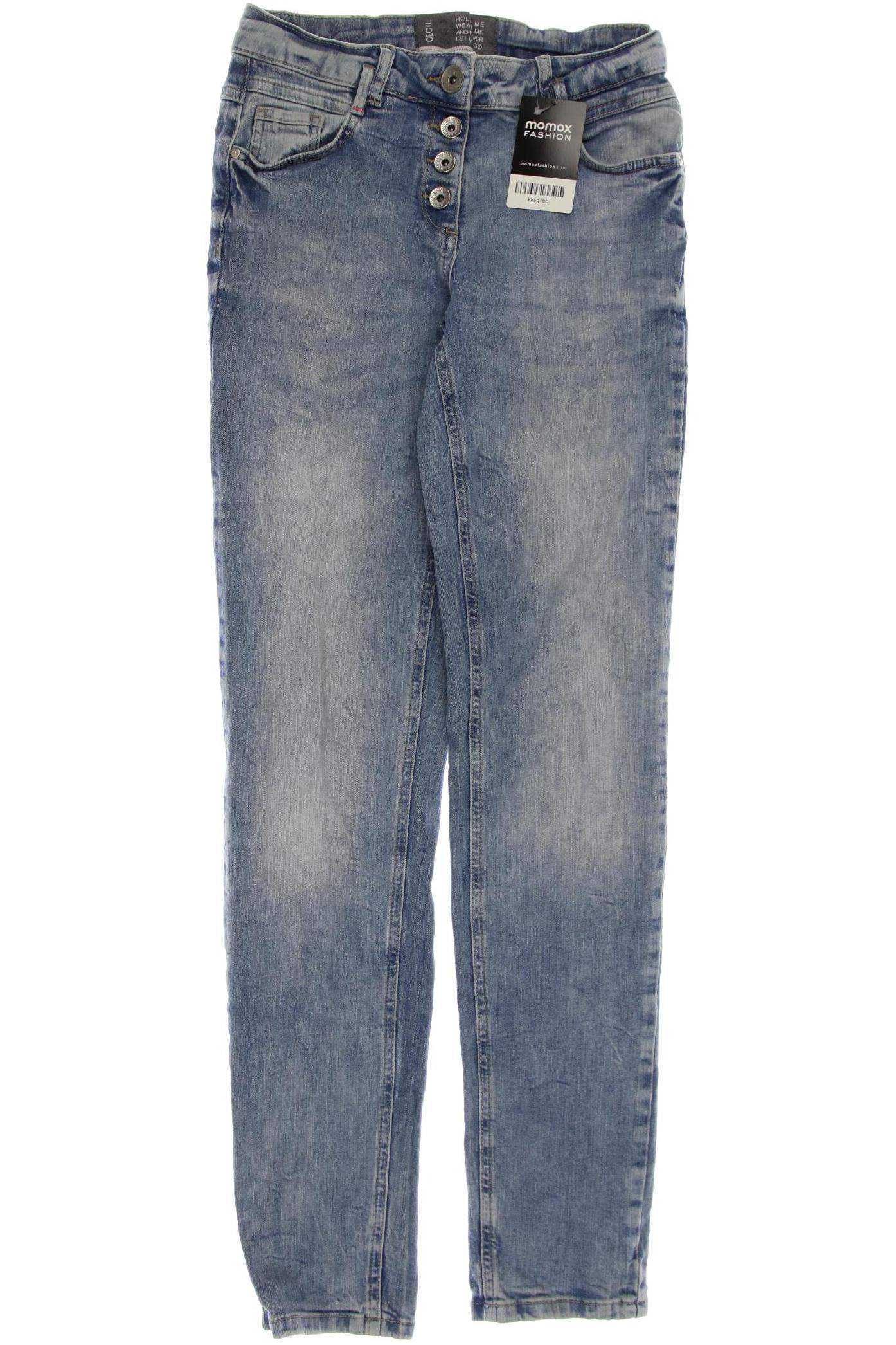 

CECIL Damen Jeans, hellblau