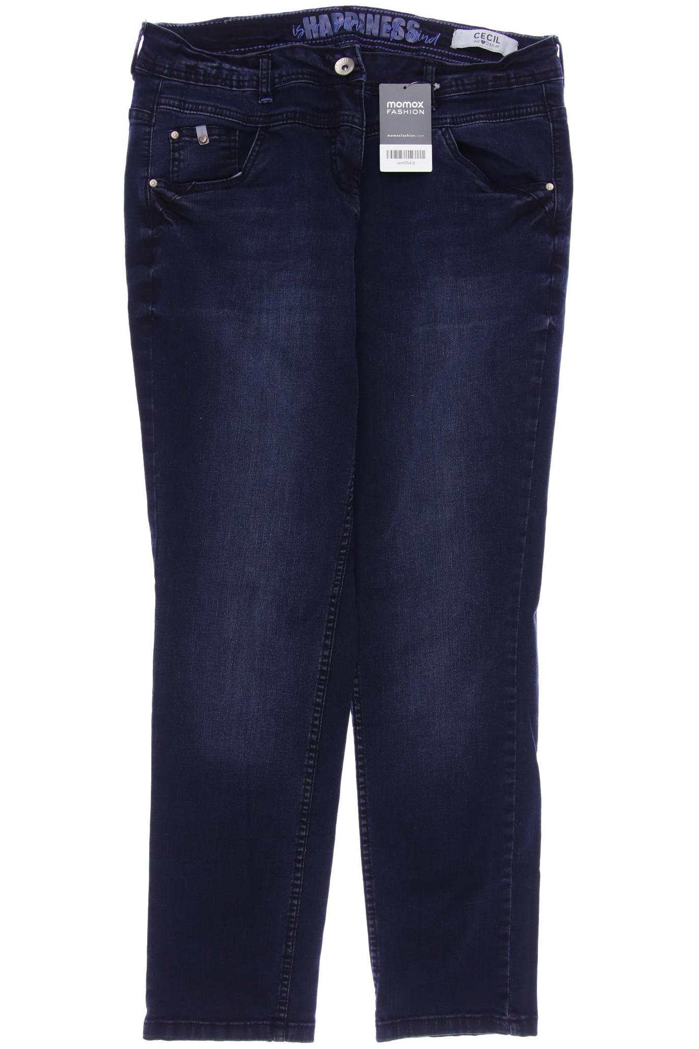 

CECIL Damen Jeans, marineblau