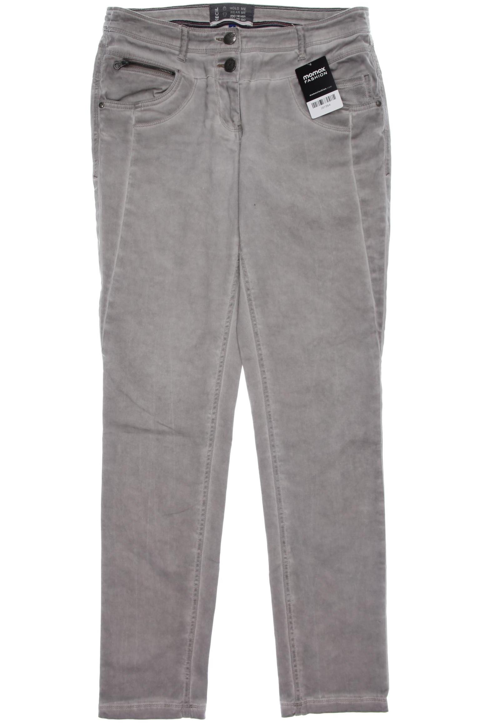 

CECIL Damen Jeans, grau