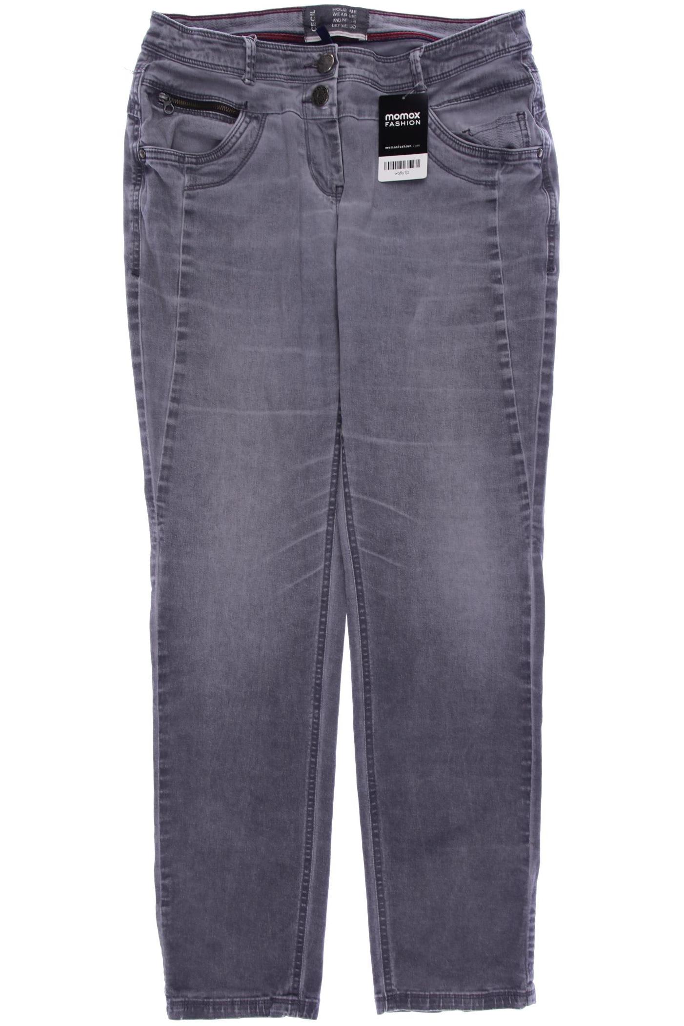 

CECIL Damen Jeans, grau