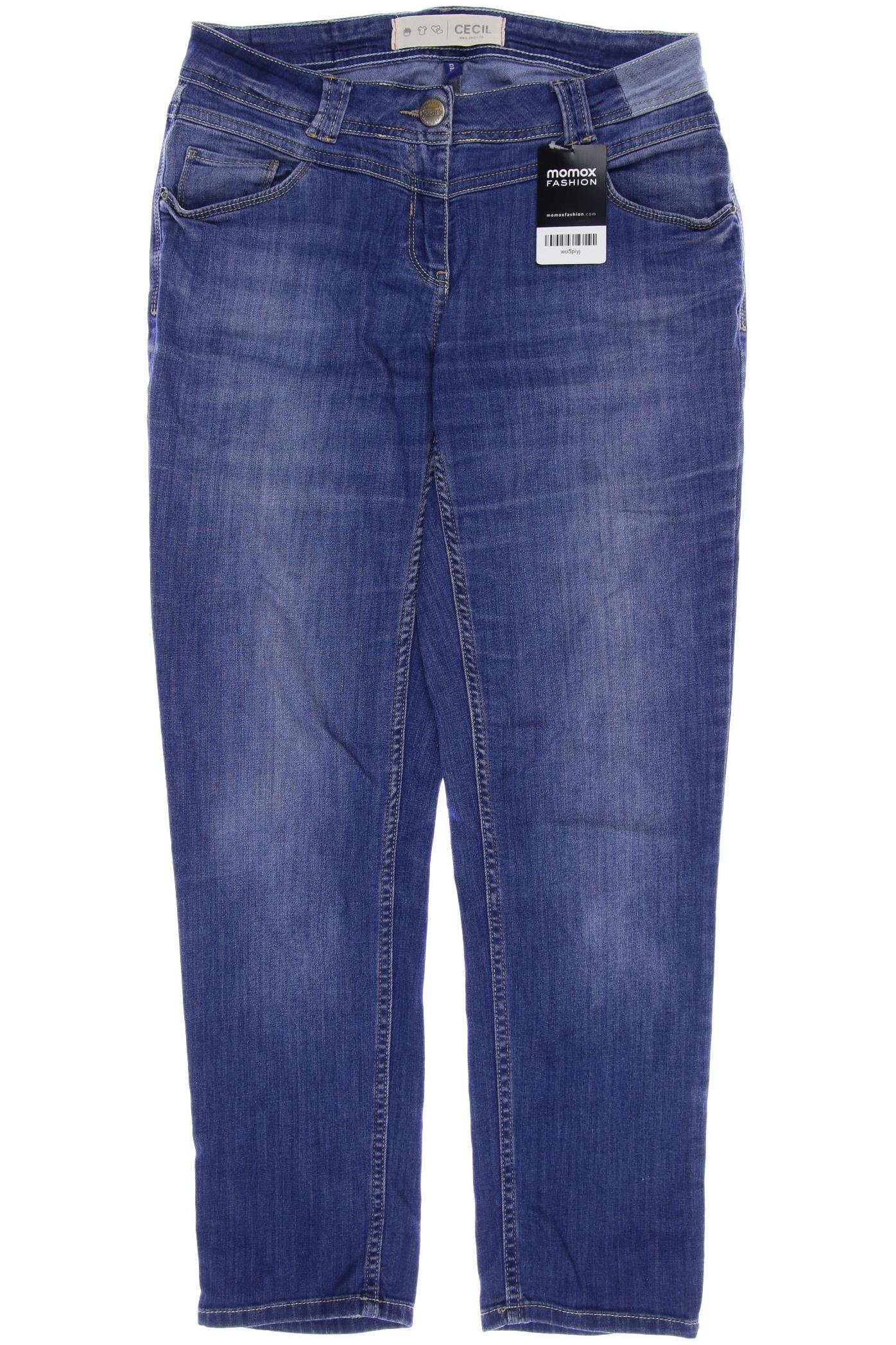 

CECIL Damen Jeans, blau