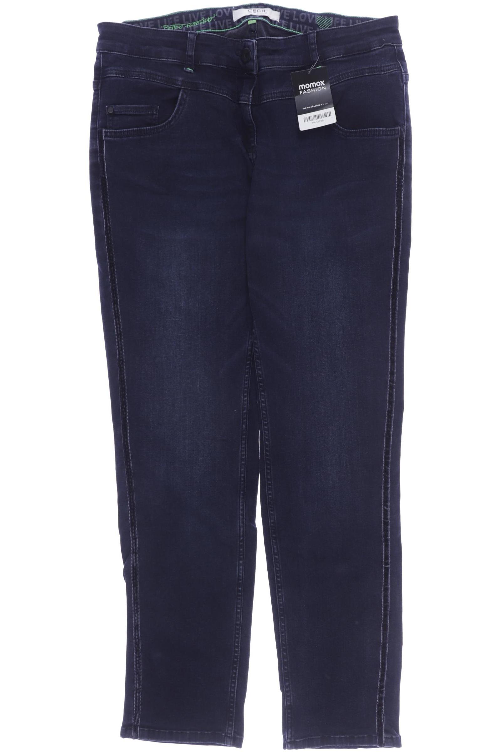 

CECIL Damen Jeans, marineblau